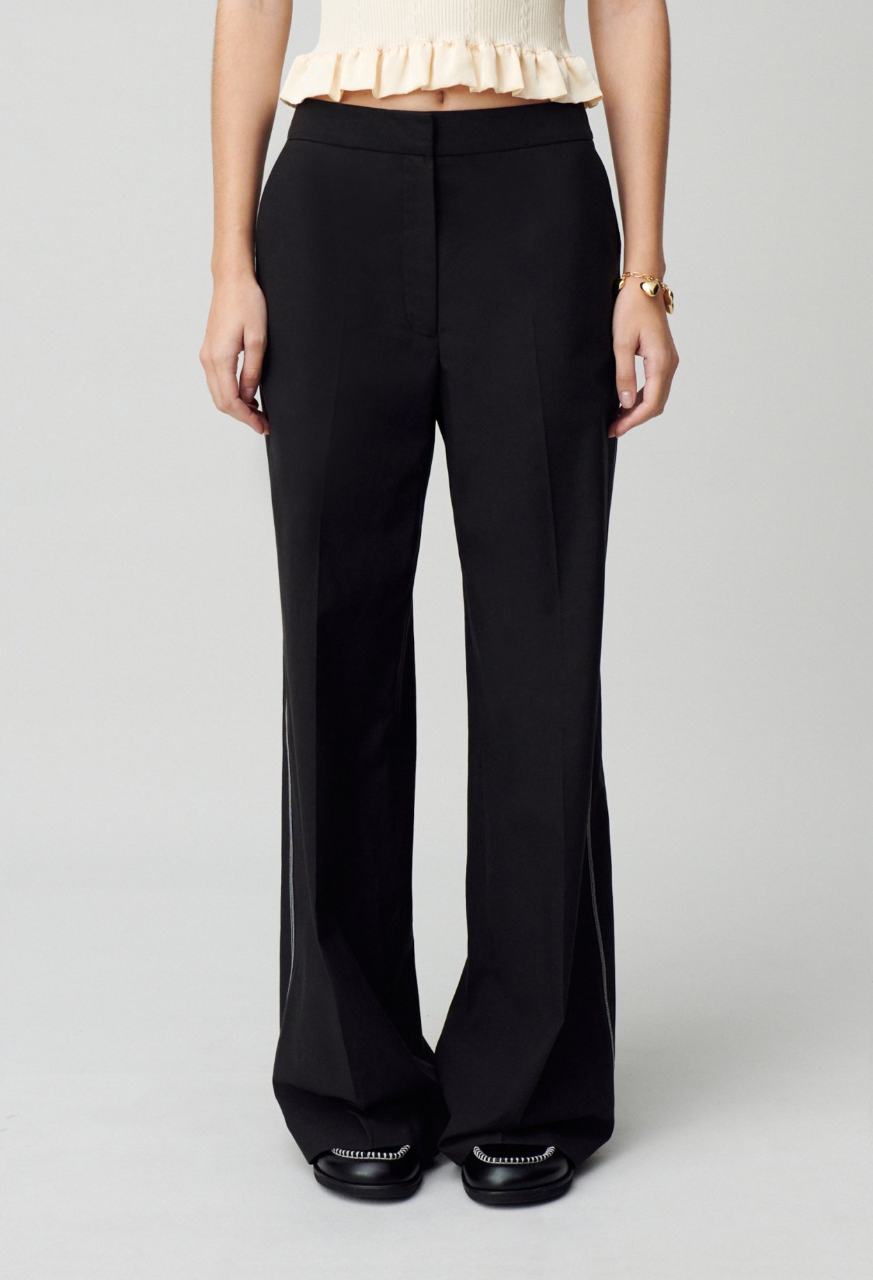Pantalon Droit Large Claudie Seconde Main seconde main photo 6