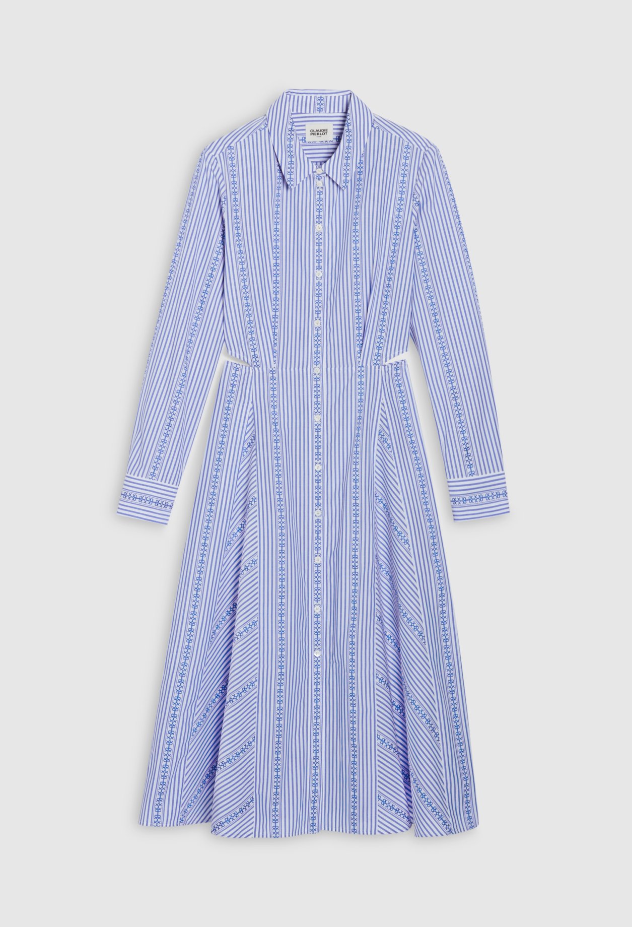 Photo produit Robe Chemise Midi Bleu Ciel numéro 0