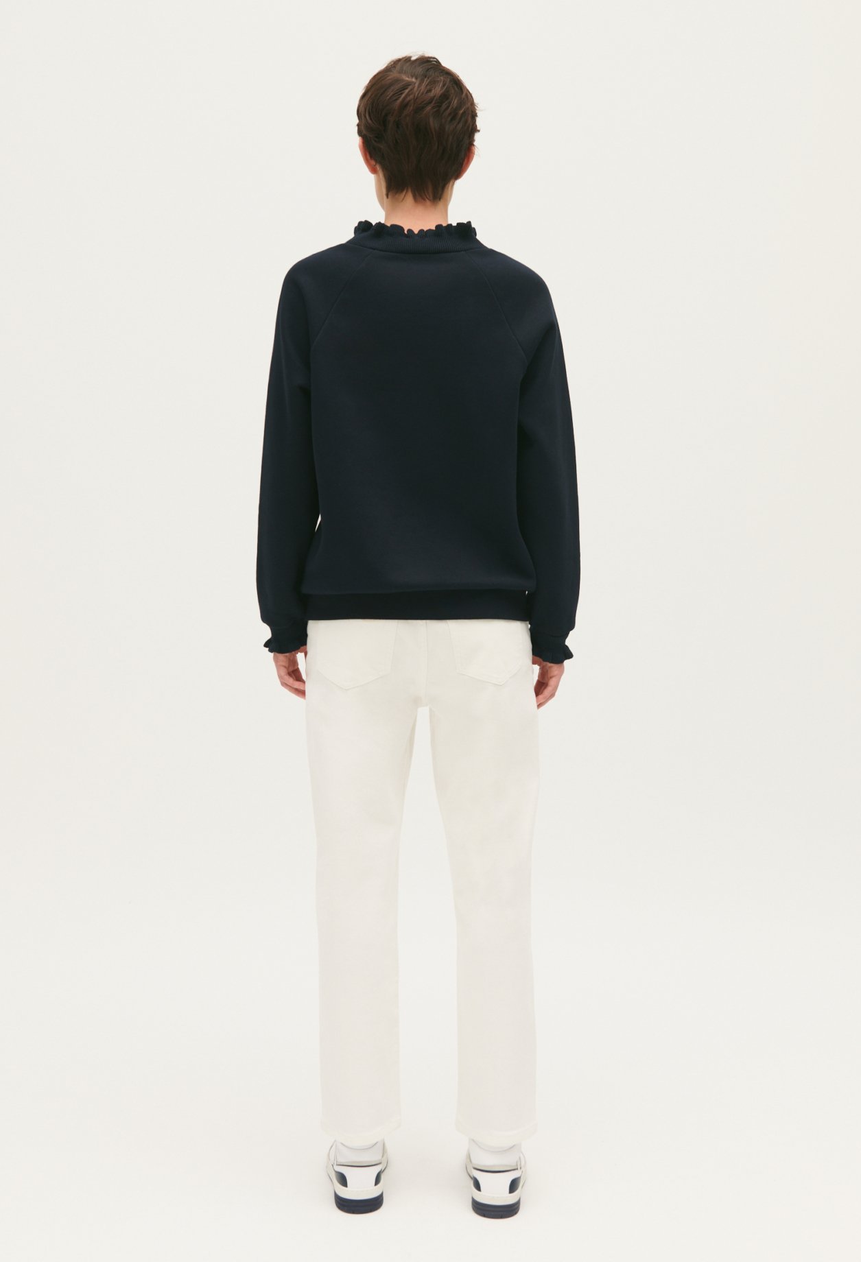 Sweatshirt À Col Volanté Claudie Seconde Main seconde main photo 5