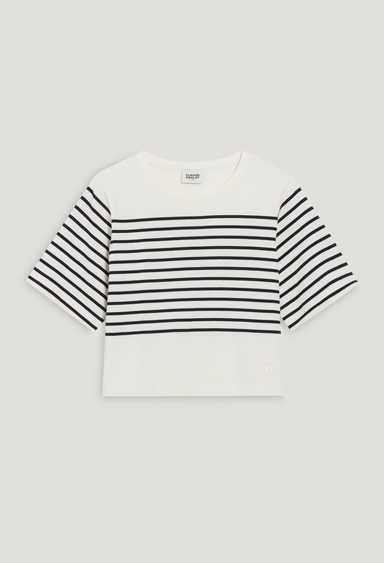 Photo produit T-Shirt Rayures Écru numéro 1