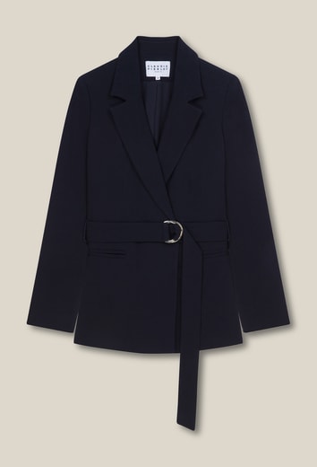 Veste Tailleur Ceinturée Claudie Seconde Main seconde main photo 1