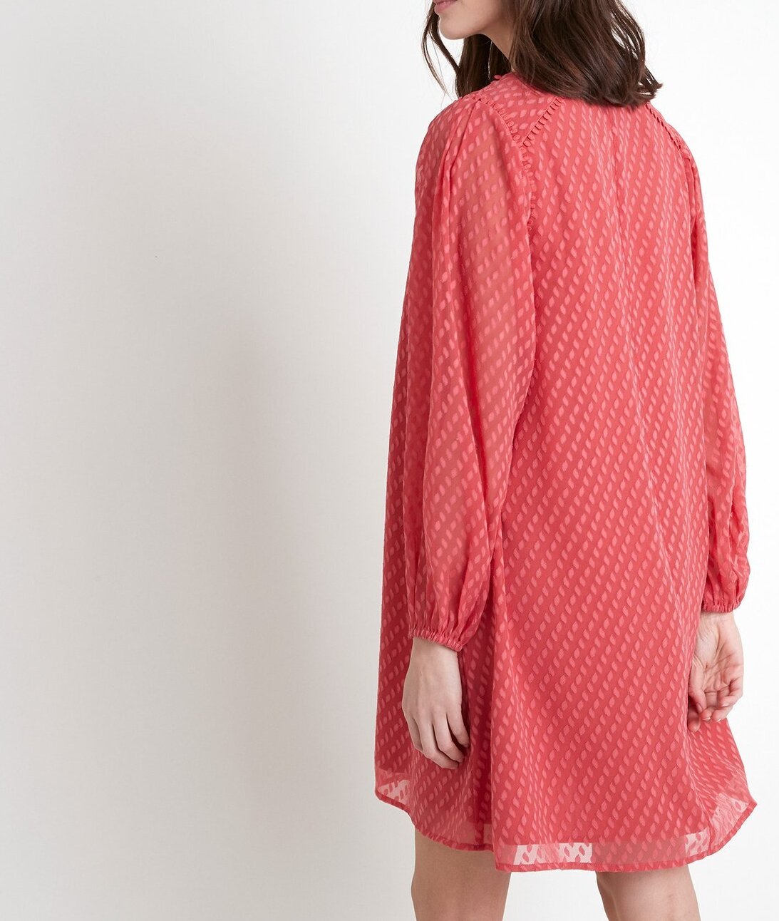Robe corail plumetis Marcia Maison 123 seconde main photo 3