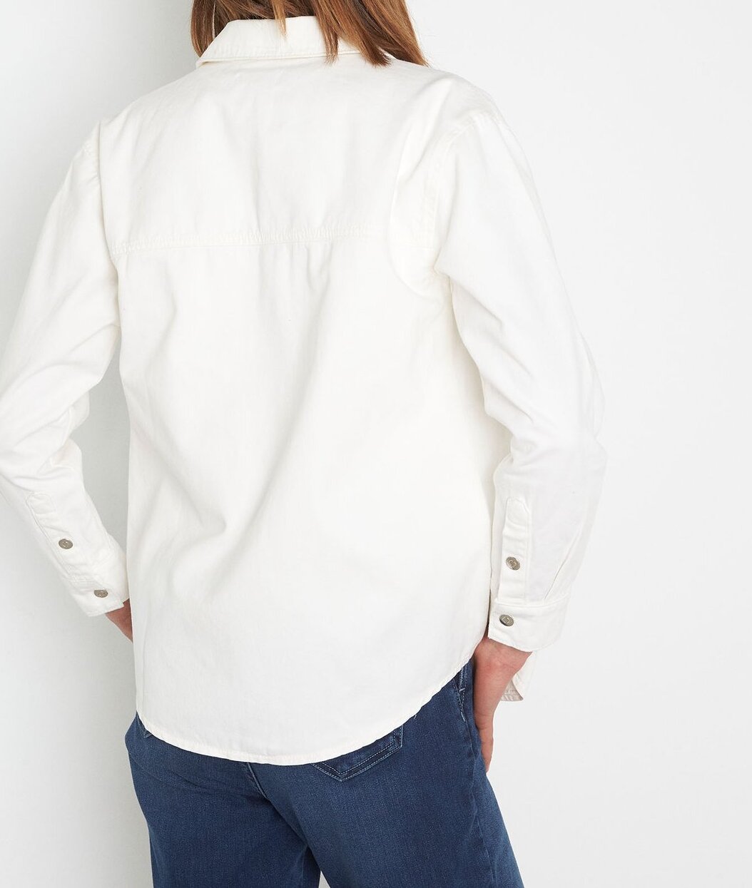 Chemise en coton blanc Arlene Maison 123 seconde main photo 3