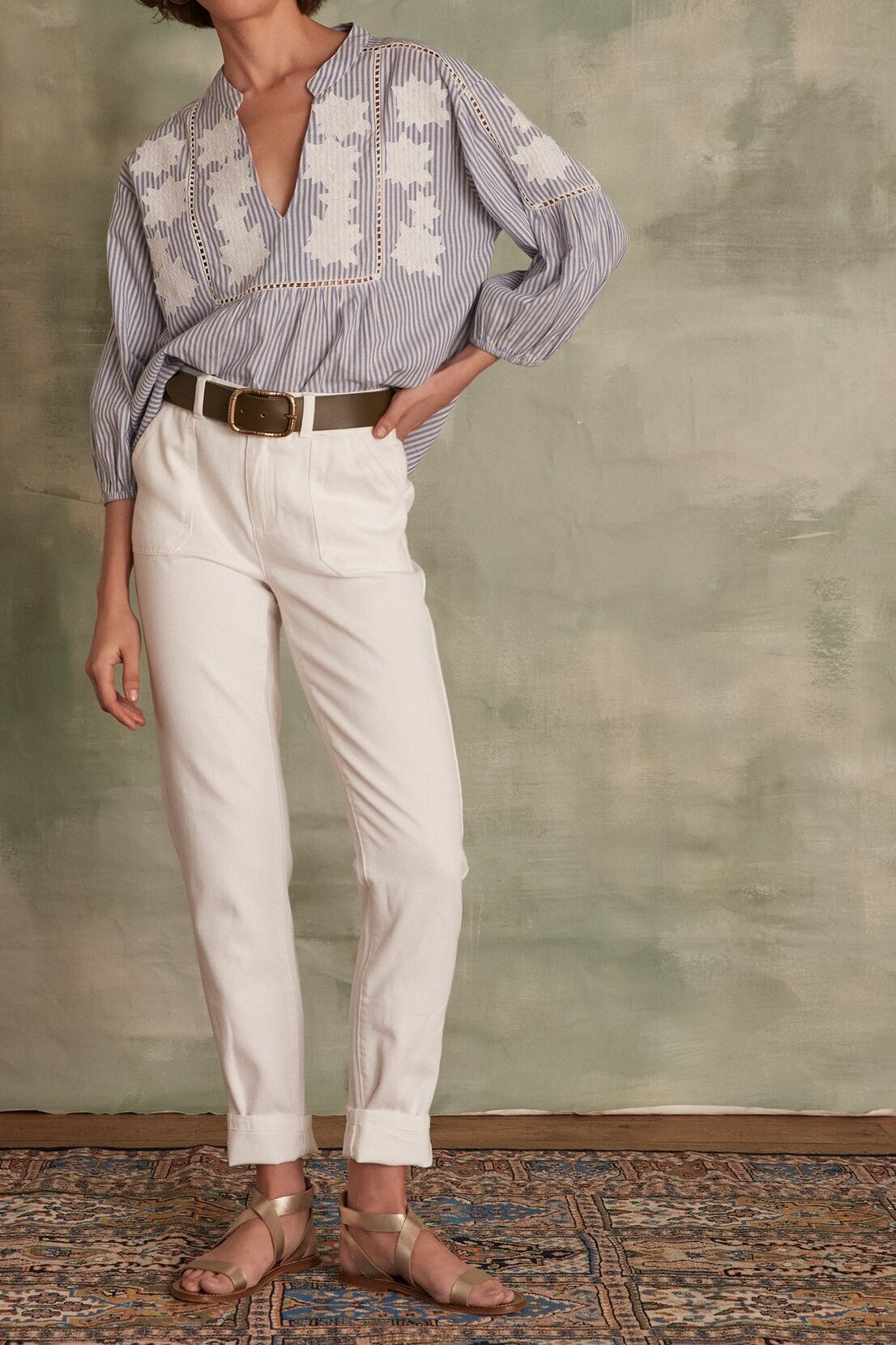 Pantalon NALLA en coton Maison 123 seconde main photo 2