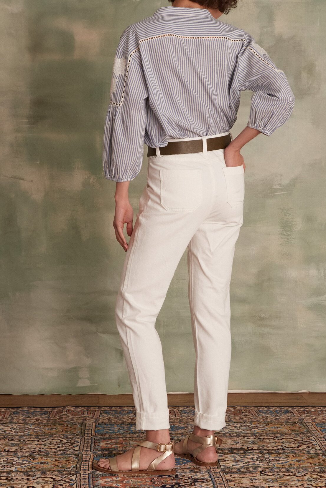Pantalon NALLA en coton Maison 123 seconde main photo 3