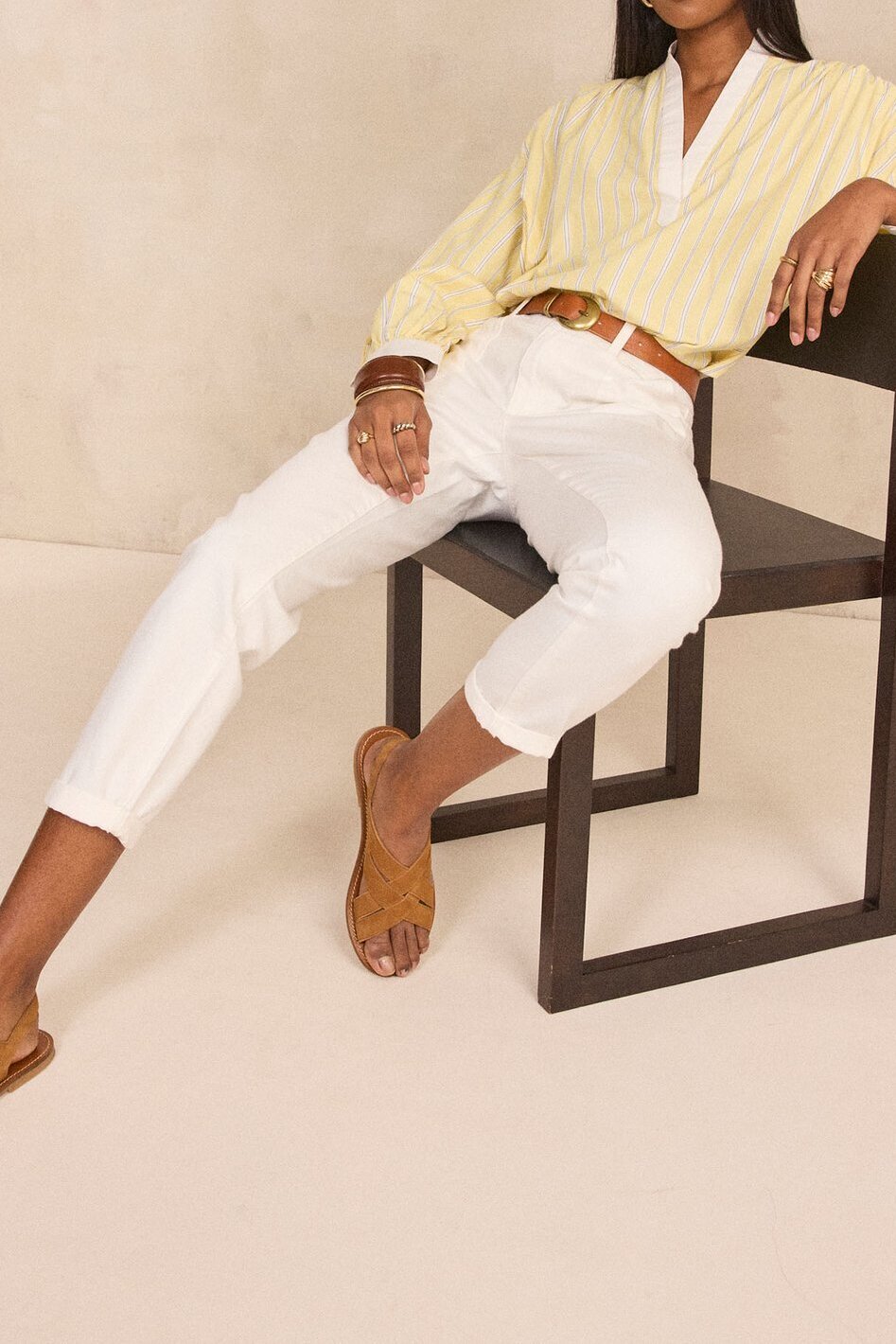 Pantalon NALLA en coton Maison 123 seconde main photo 5