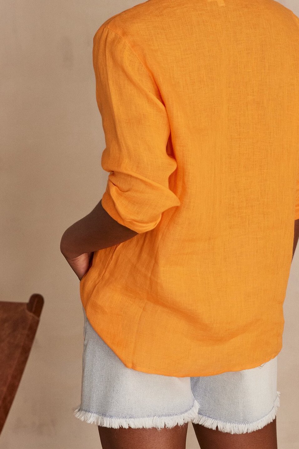 Chemise en lin CARLA Maison 123 seconde main photo 2