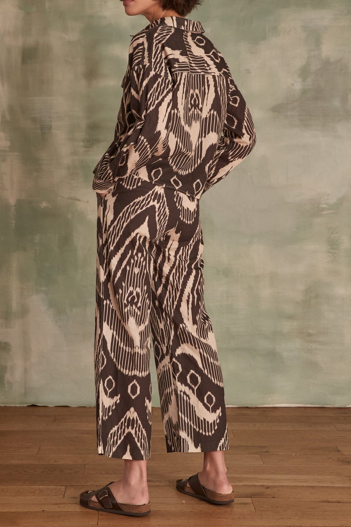 Pantalon large en lin PAUL Maison 123 seconde main photo 3