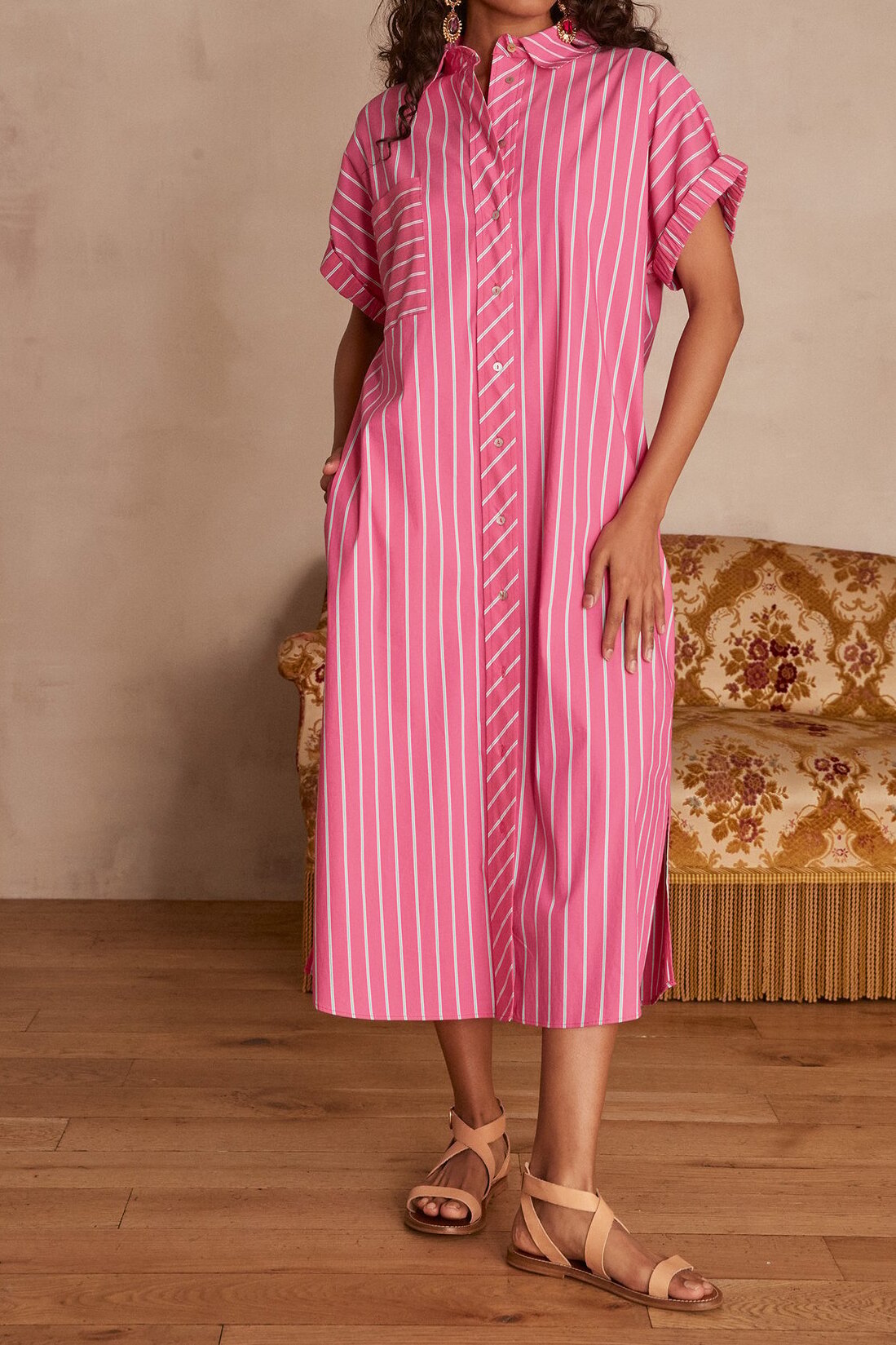 Robe chemise rayée Gigi Maison 123 seconde main photo 2