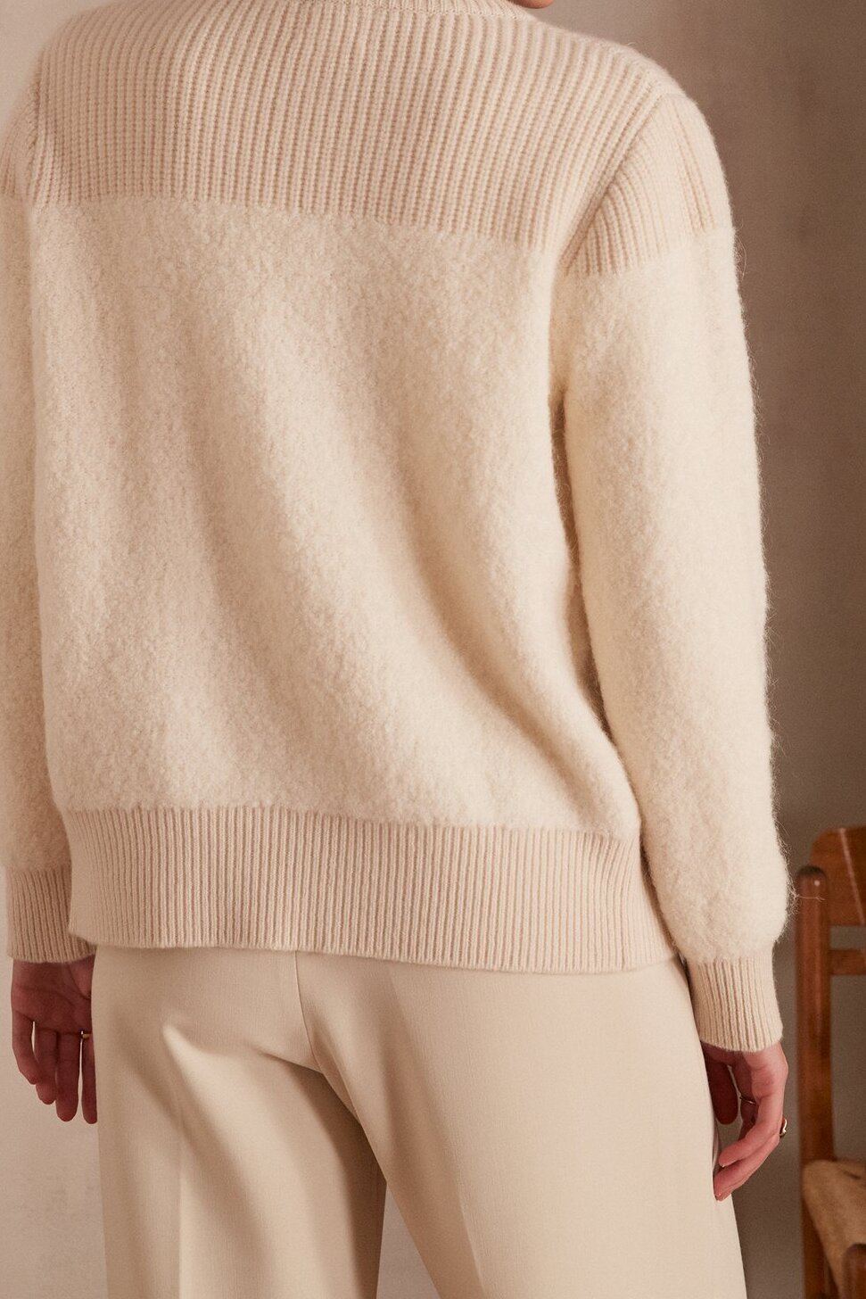 Cardigan en laine et alpaga CLAUDIO Maison 123 seconde main photo 3