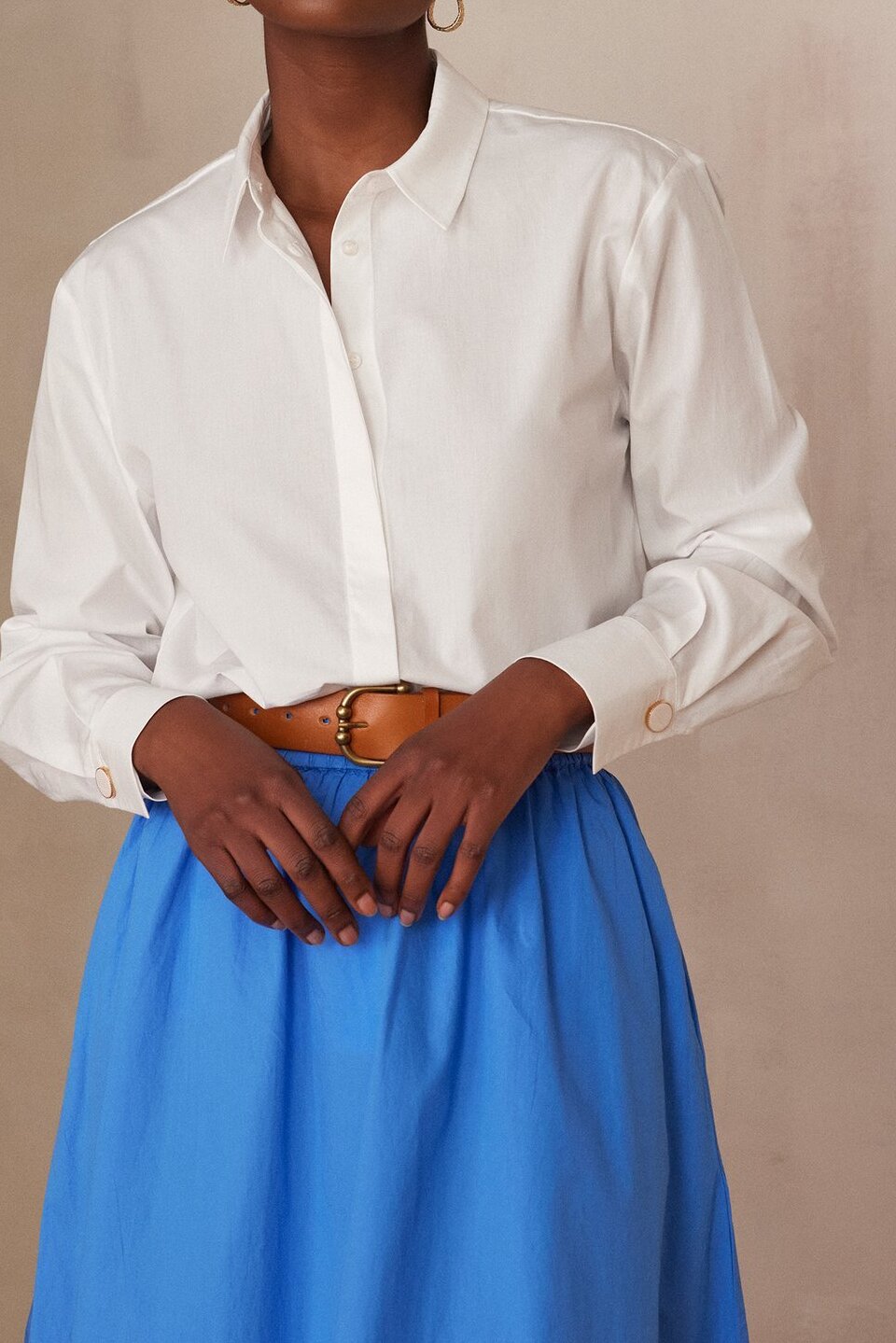 Chemise en 100% coton ESMERALDA Maison 123 seconde main photo 1
