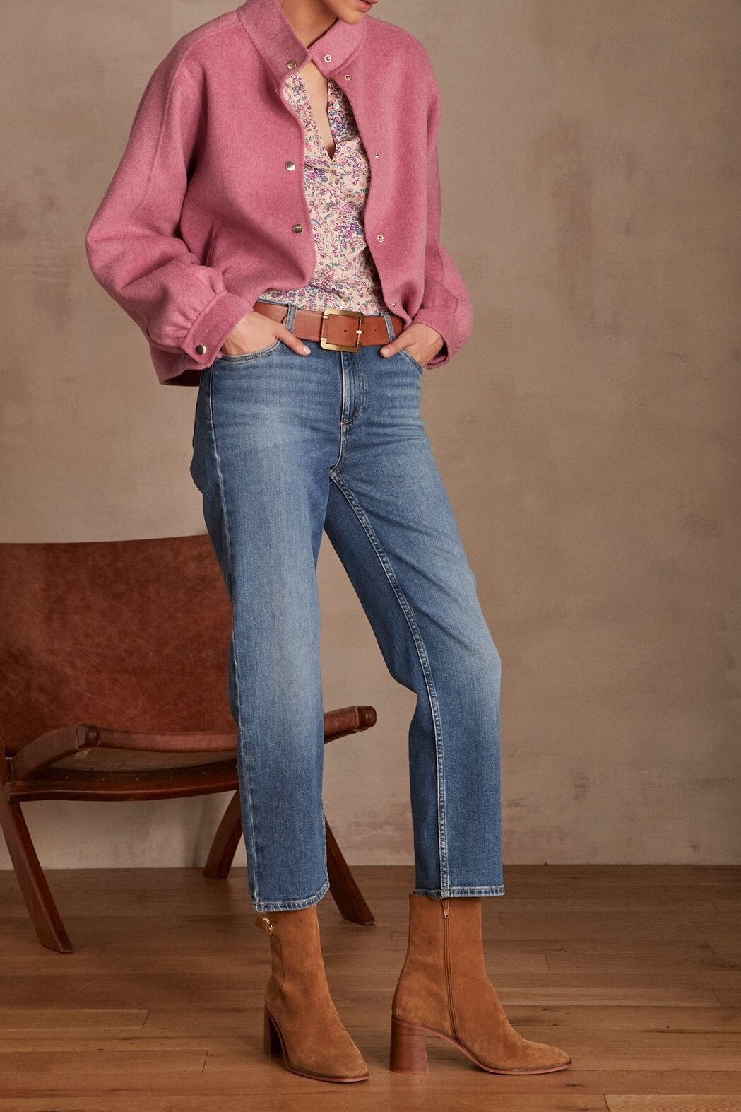 Jean slim LOUISY CROPPED Maison 123 seconde main photo 3