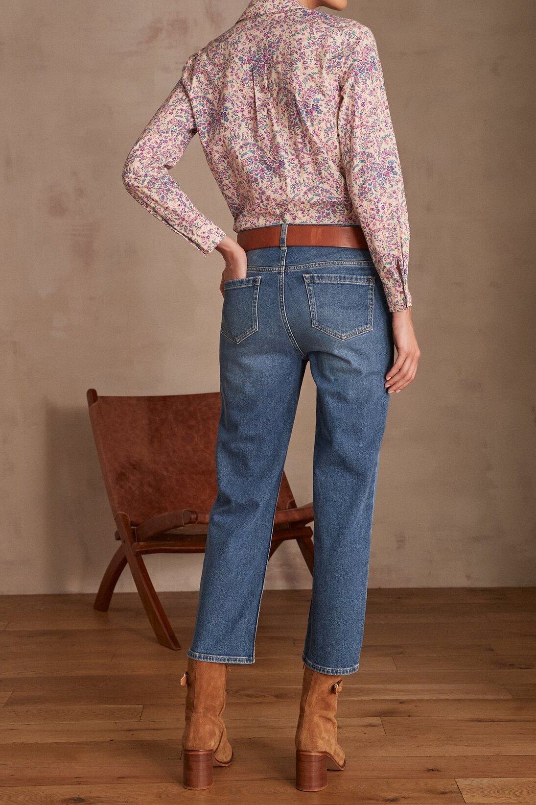 Jean slim LOUISY CROPPED Maison 123 seconde main photo 2