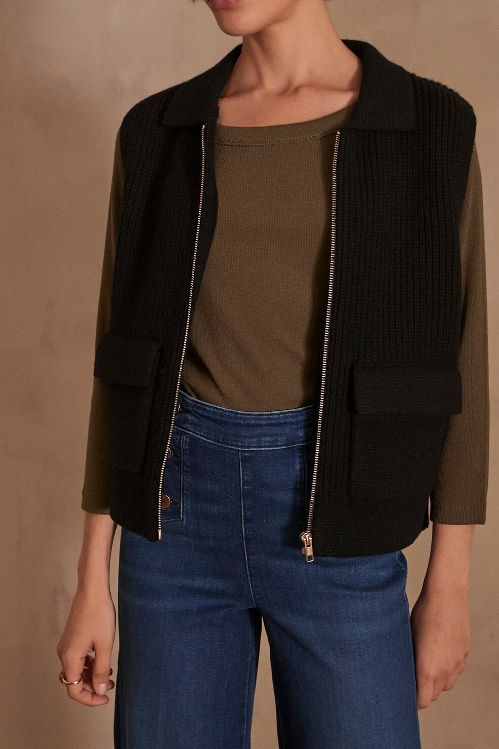Gilet sans manches en laine SIMON Maison 123 seconde main photo 1