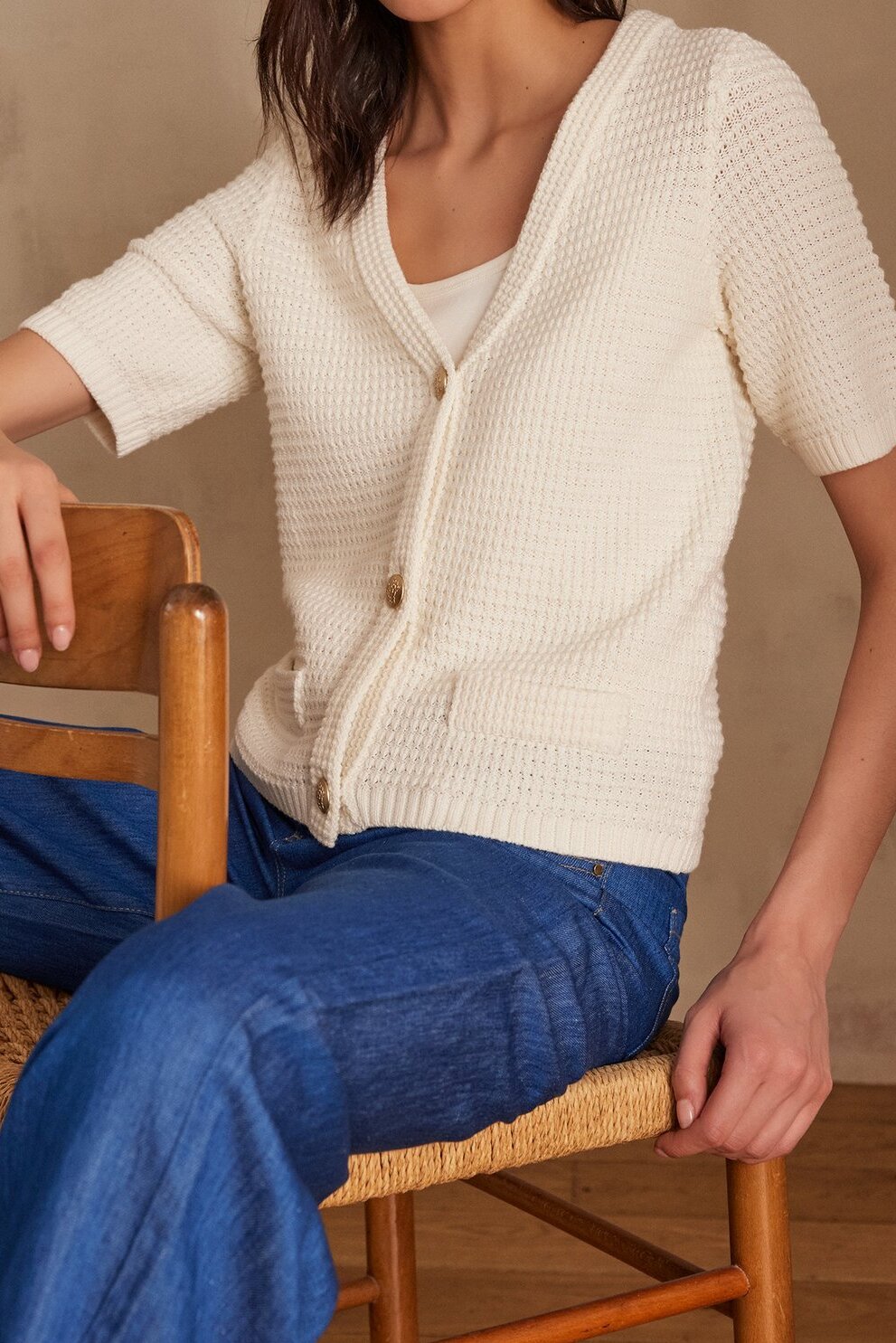 Gilet SALOME en coton Maison 123 seconde main photo 1