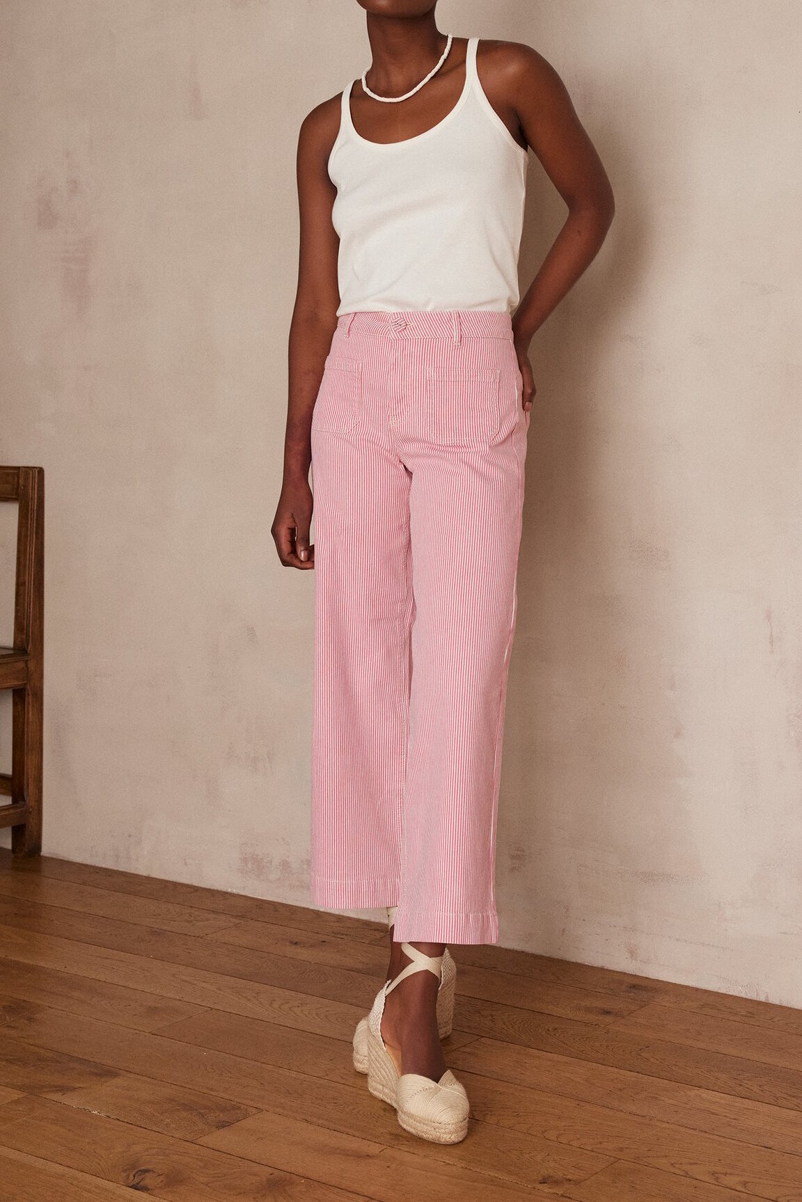Pantalon LEA CROPPED en coton Maison 123 seconde main photo 1