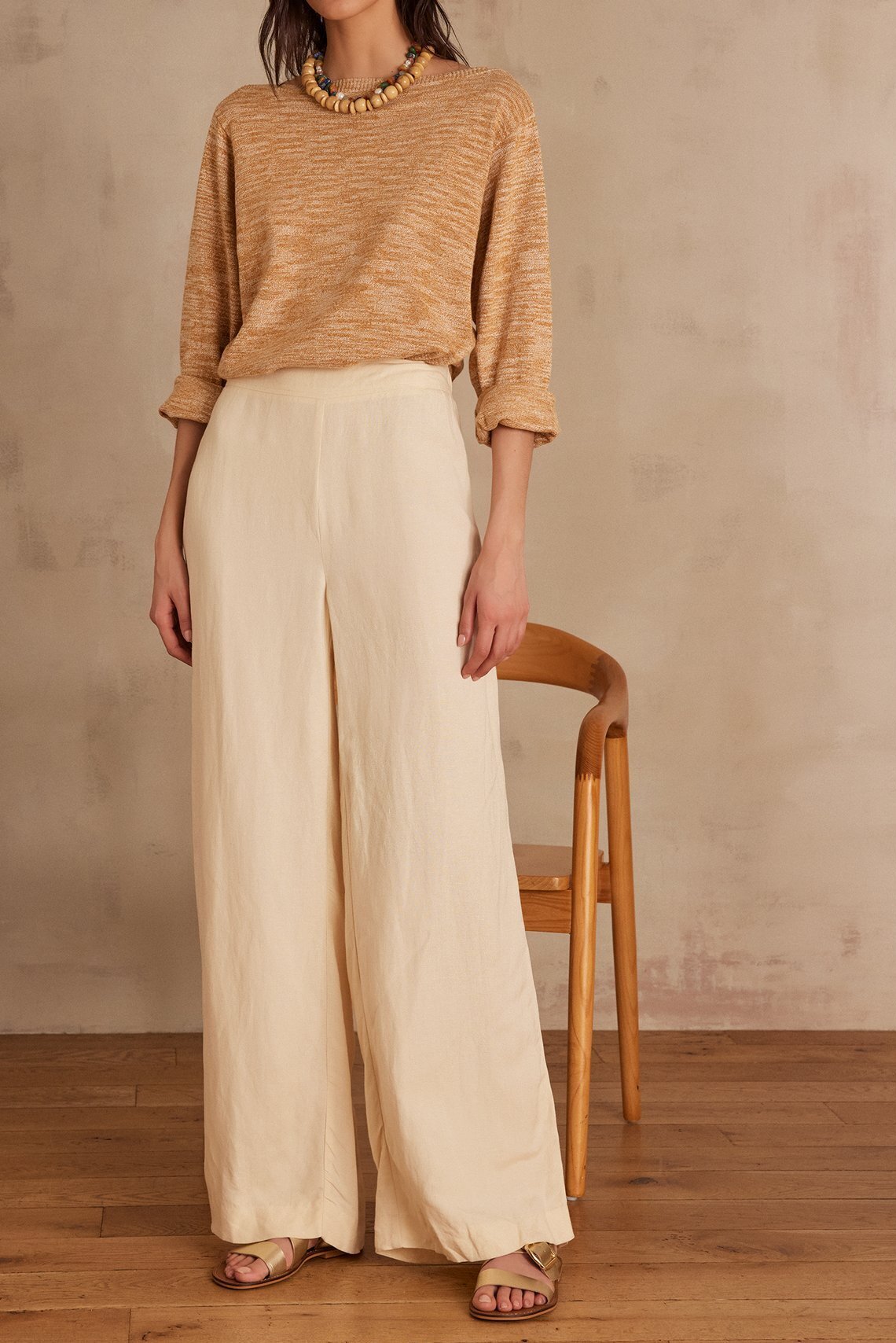 Pantalon BRADLEY en lin Maison 123 seconde main photo 2