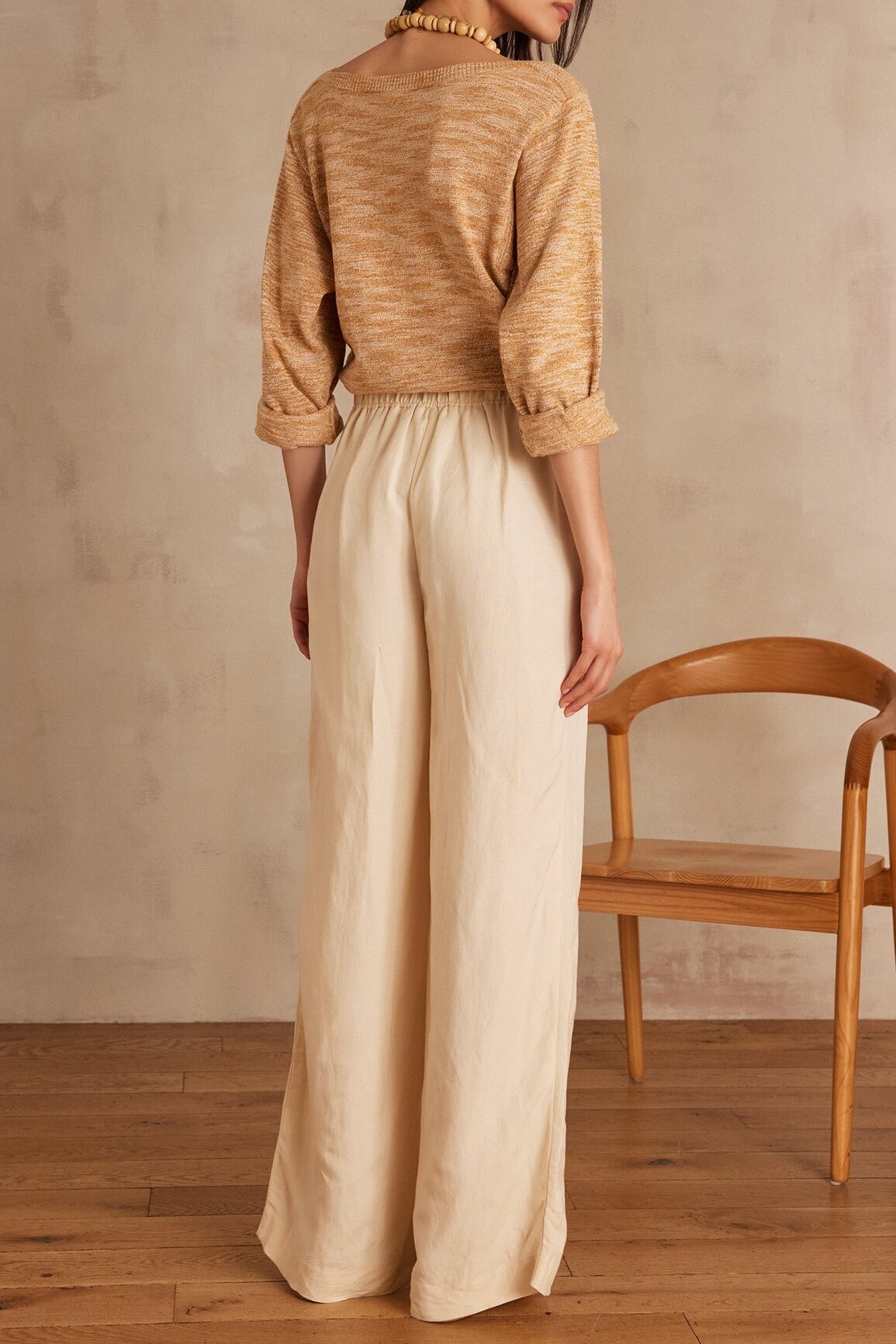 Pantalon BRADLEY en lin Maison 123 seconde main photo 1