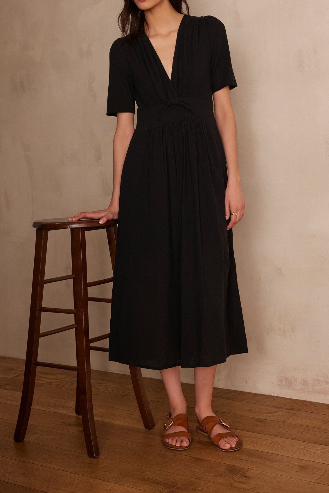 Robe longue LOVE en coton Maison 123 seconde main photo 1