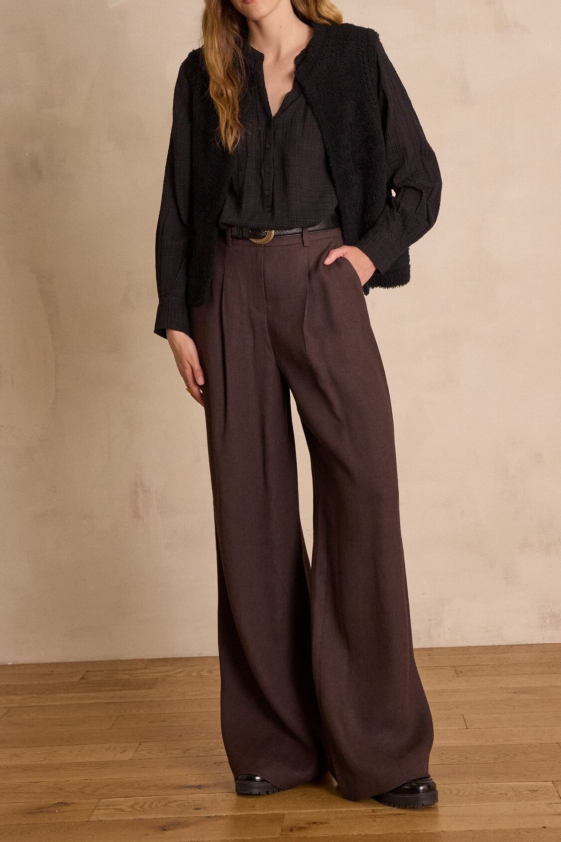 Photo produit Pantalon FLAUBERT wide leg numéro 0