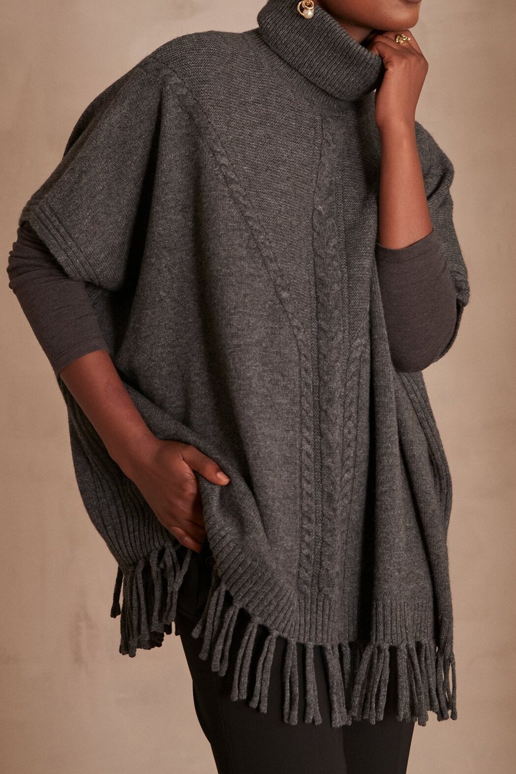 Photo produit Poncho en laine ALENA numéro 0