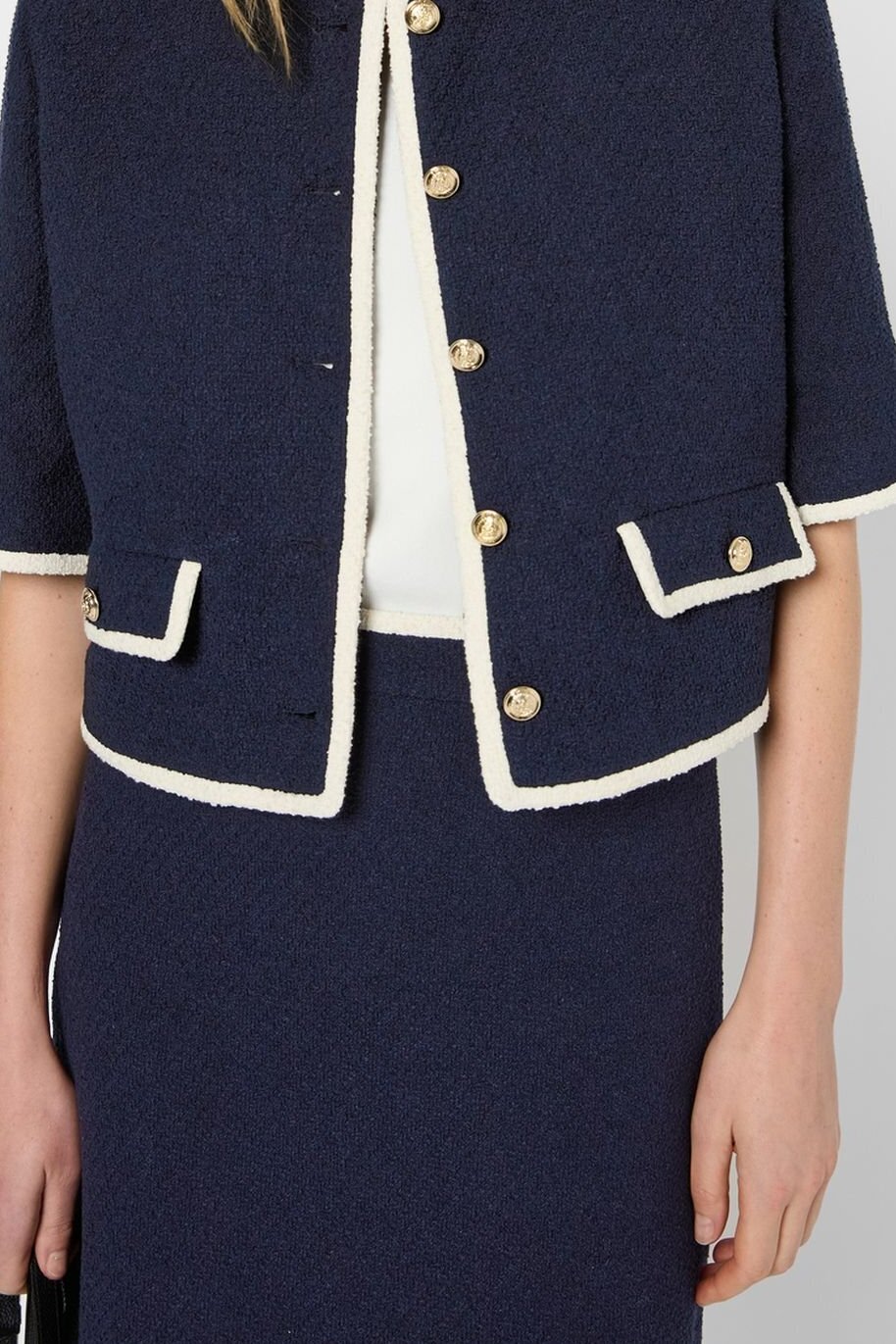 Veste courte esprit tweed - RELINA Gerard Darel seconde main photo 6