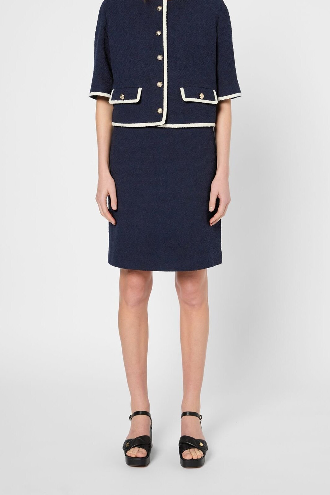 Veste courte esprit tweed - RELINA Gerard Darel seconde main photo 4