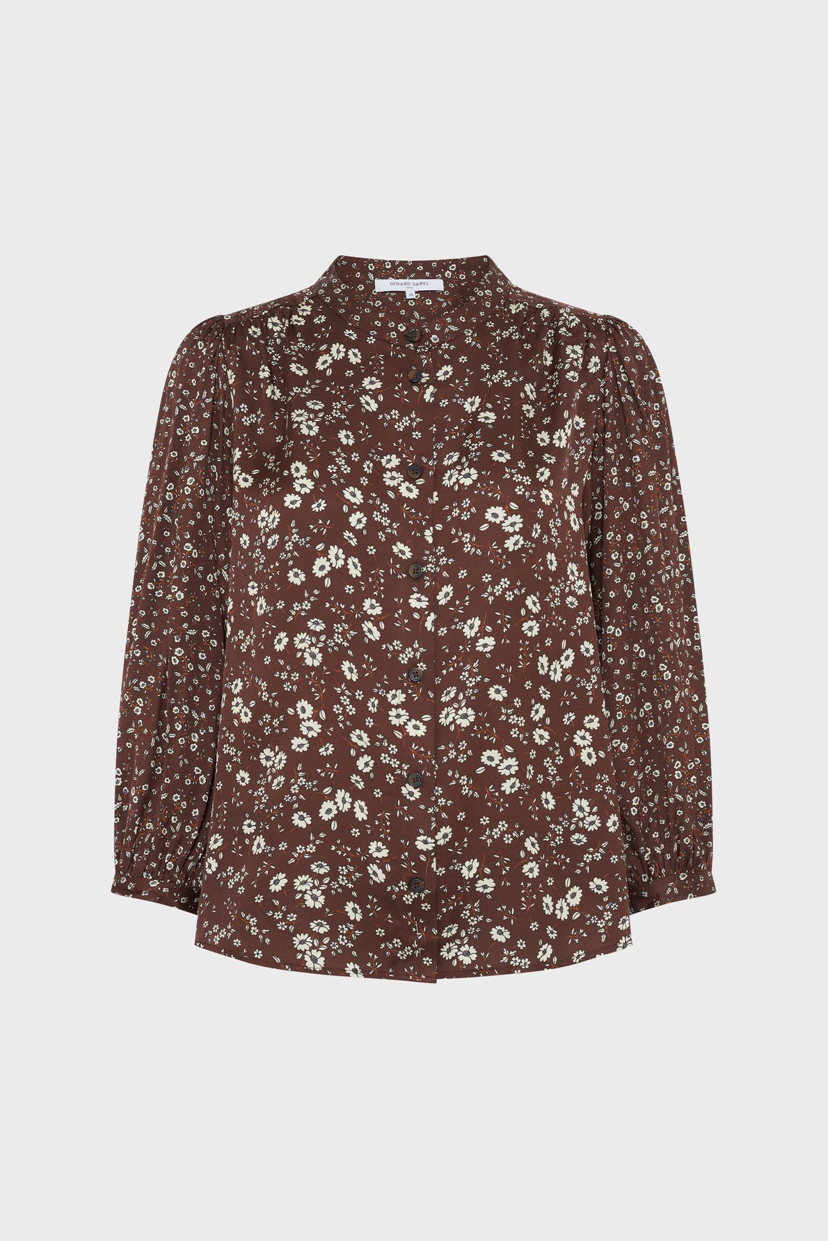 Chemise à fleurs en satin - ANAELLE Gerard Darel seconde main photo 6