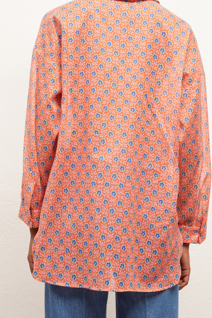 NAPOLI - Chemise en voile de coton imprimé Gerard Darel seconde main photo 5