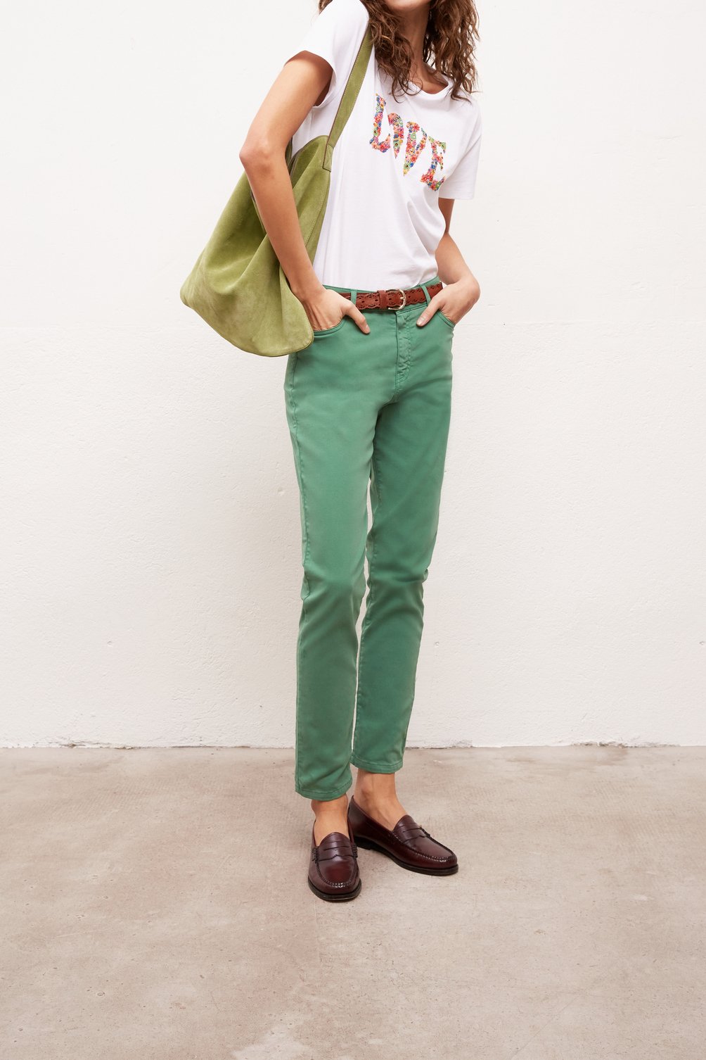 MAYA - Pantalon 5 poches en coton Stretch Gerard Darel seconde main photo 6