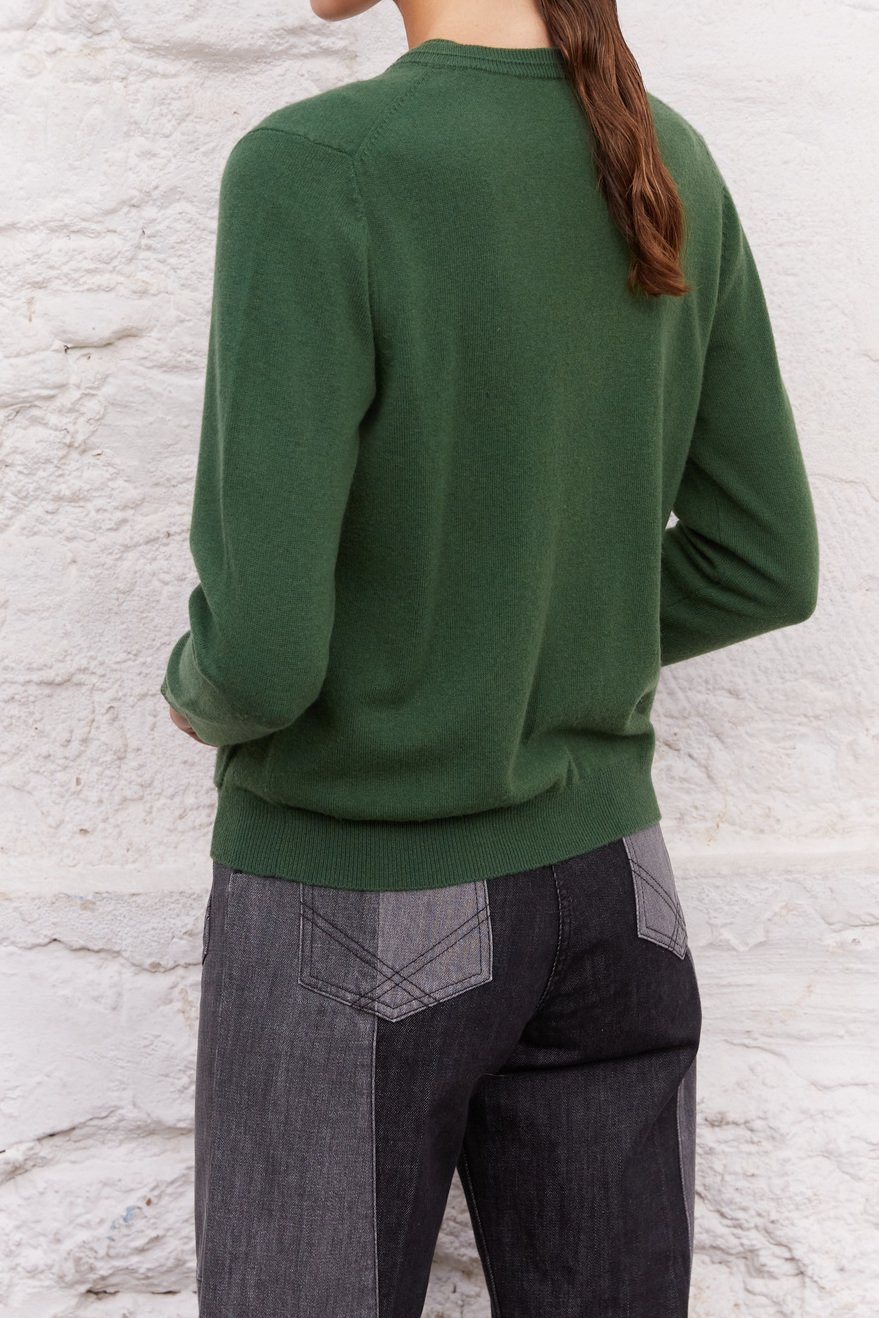 Gilet en laine mérinos avec boutons bijoux - LANAE Gerard Darel seconde main photo 5