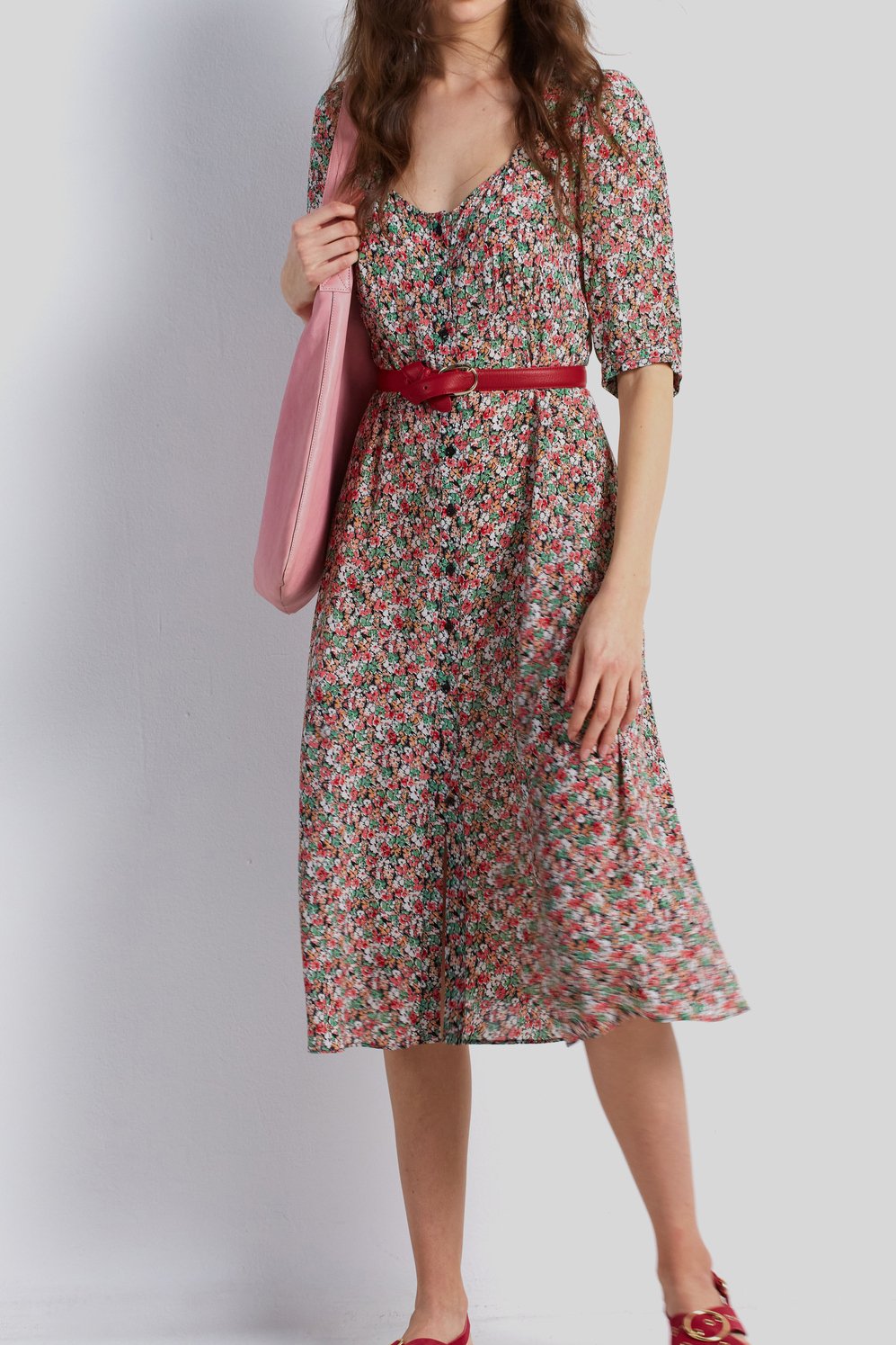 Robe boutonnée à motif - JAHLYA Gerard Darel seconde main photo 6