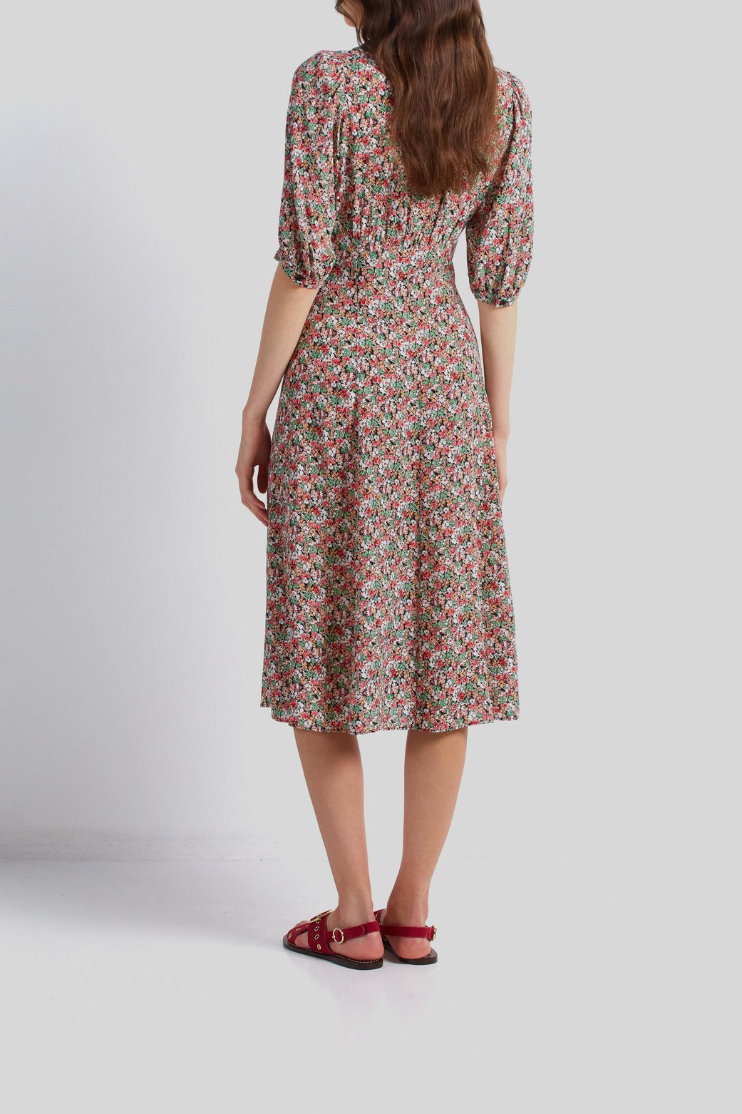 Robe boutonnée à motif - JAHLYA Gerard Darel seconde main photo 5