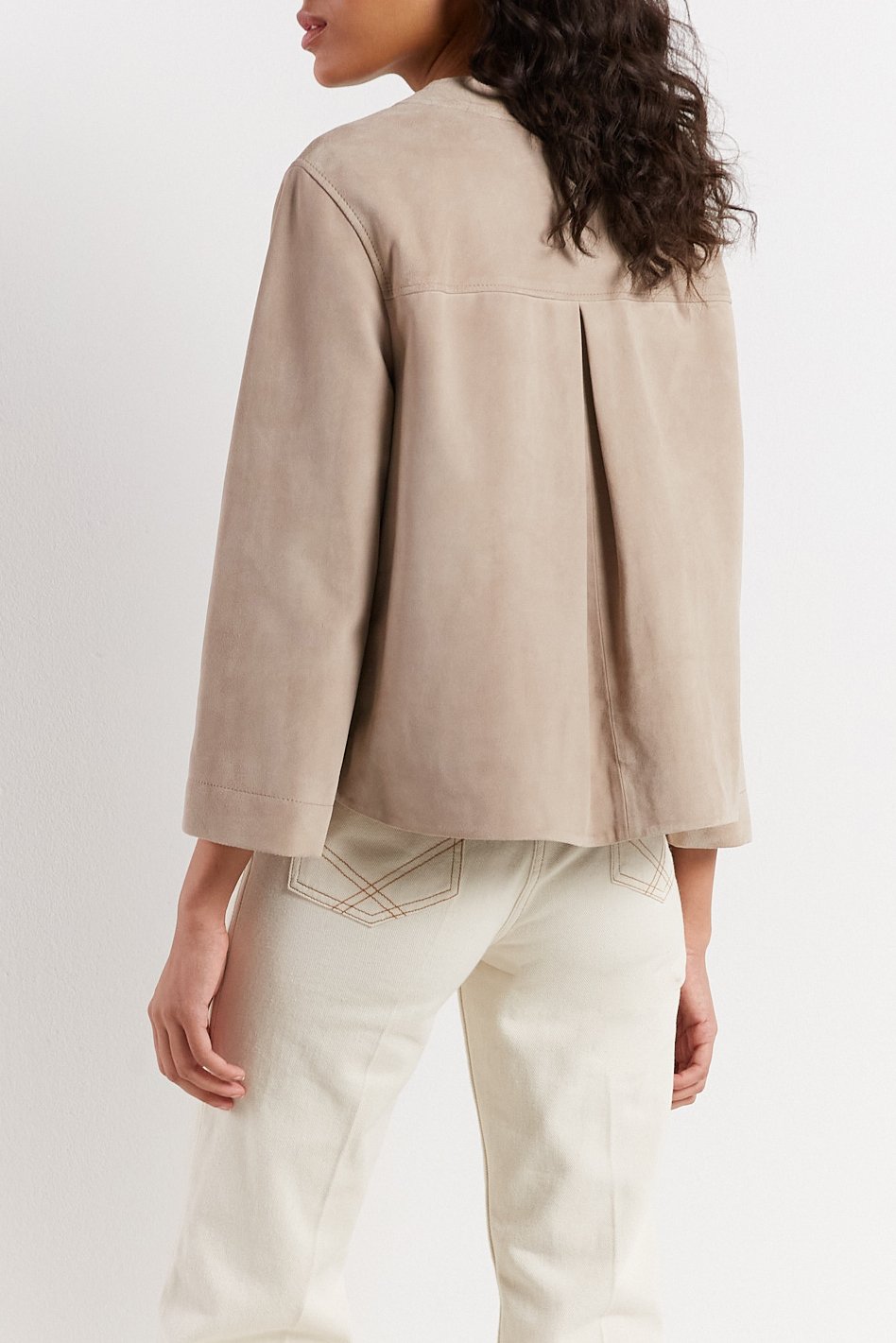 Veste en cuir velours - MARGOT Gerard Darel seconde main photo 4