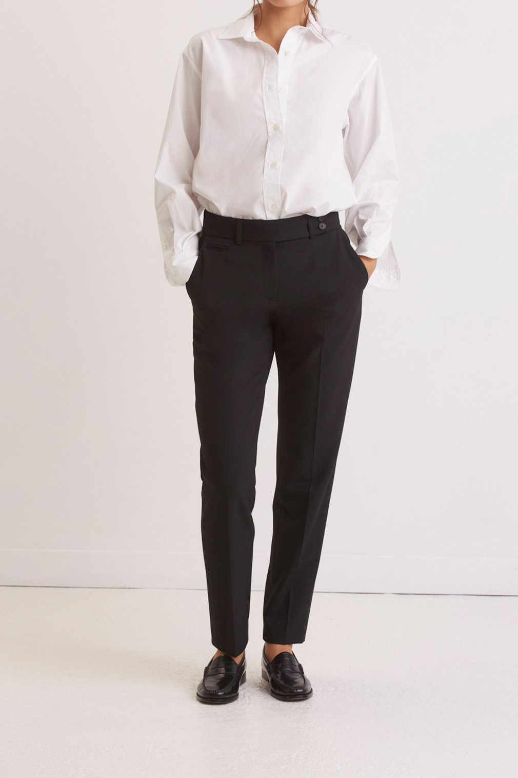 Pantalon de tailleur cigarette - ELIASS Gerard Darel seconde main photo 4