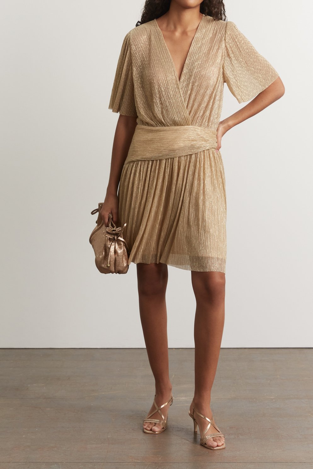 Robe courte en jersey lamé - JODY Gerard Darel seconde main photo 6