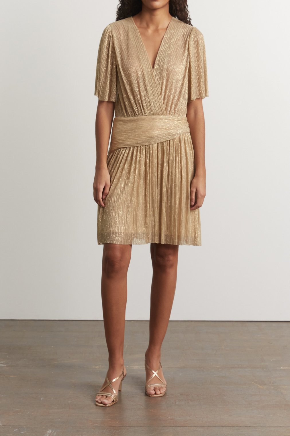 Robe courte en jersey lamé - JODY Gerard Darel seconde main photo 4