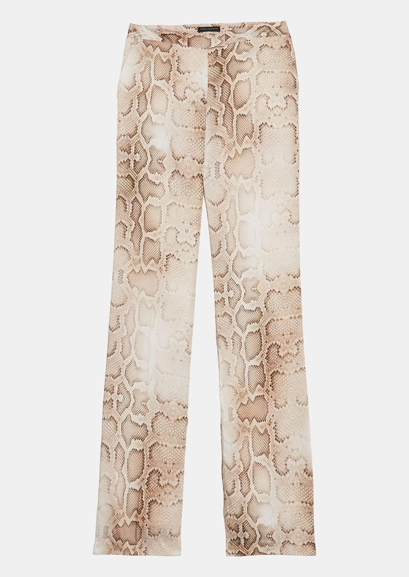 Pantalon Patti écru imprimé python Tara Jarmon seconde main photo 1
