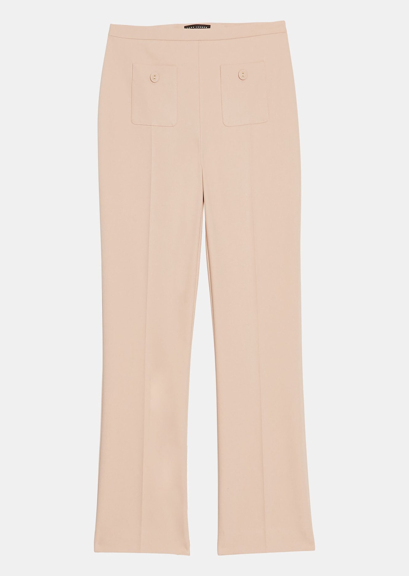 Pantalon Paquerette beige en coton Tara Jarmon seconde main photo 1