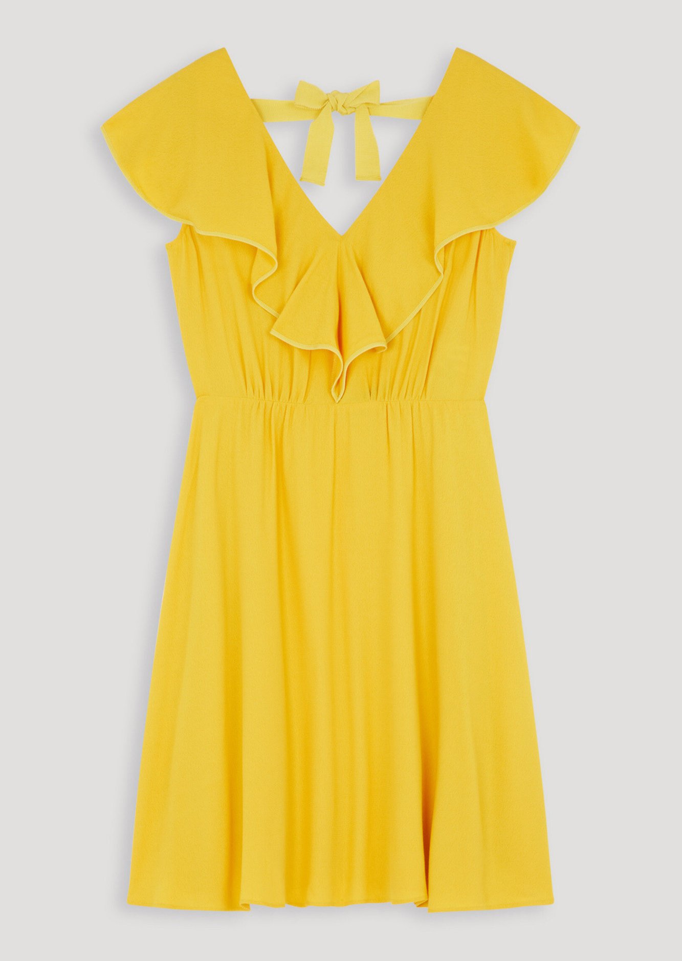 Robe courte en crêpe viscose Tara Jarmon seconde main photo 1