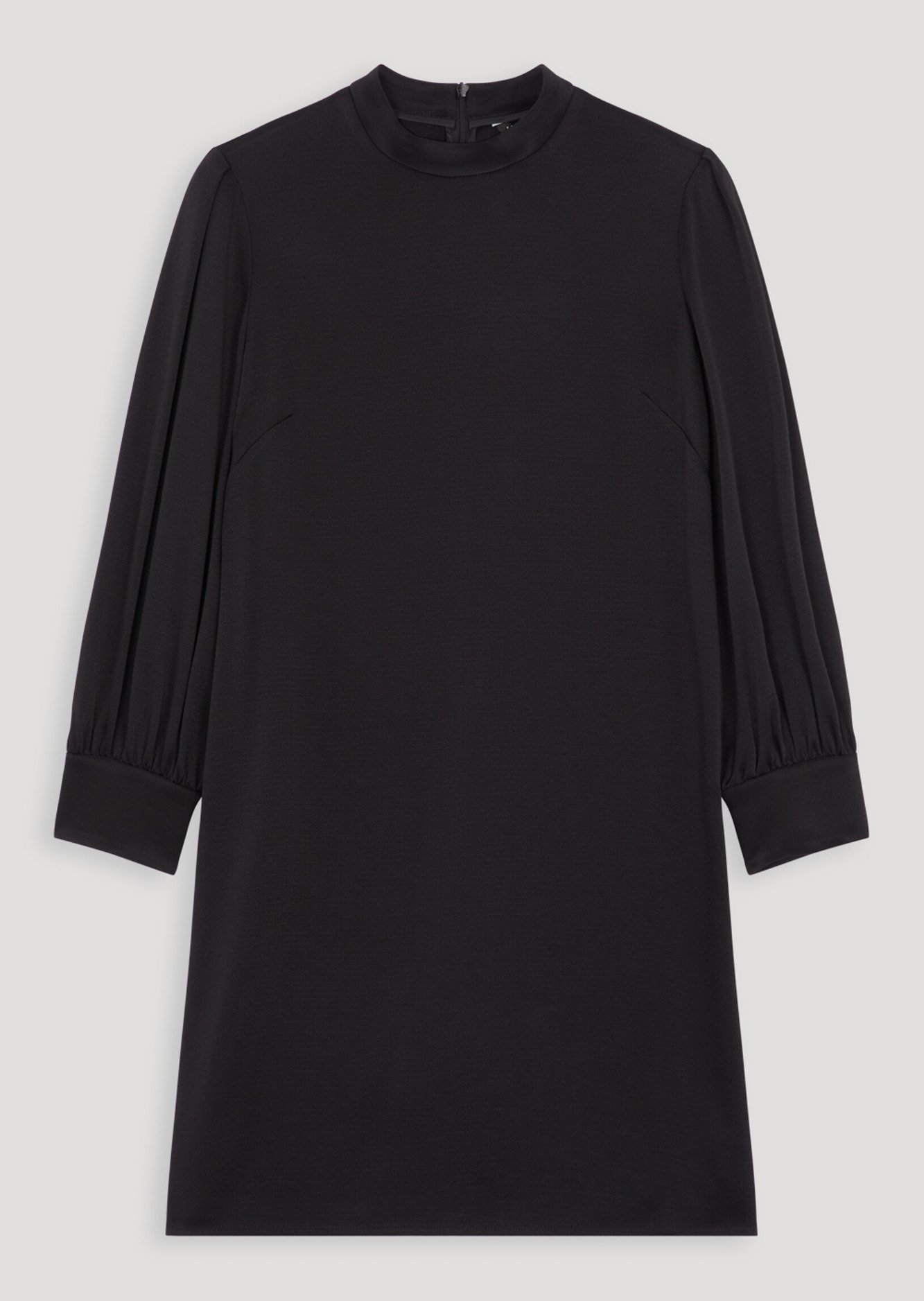 Robe ample noire en satin martelé Tara Jarmon seconde main photo 1