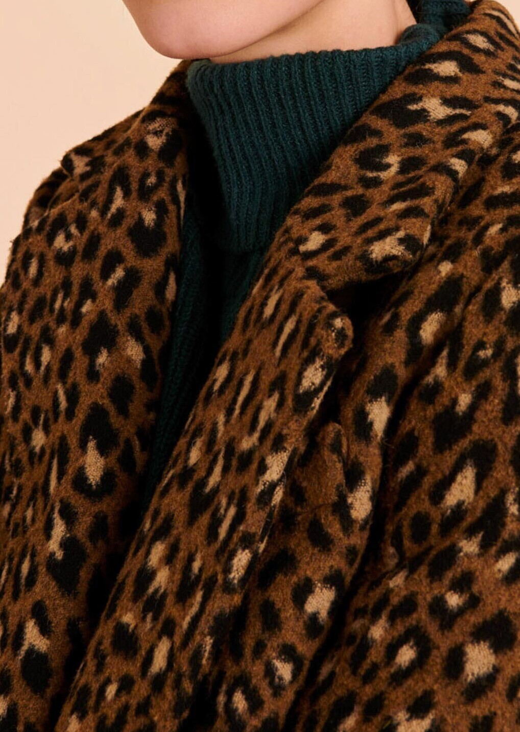 Manteau Molly long imprimé léopard Tara Jarmon seconde main photo 4