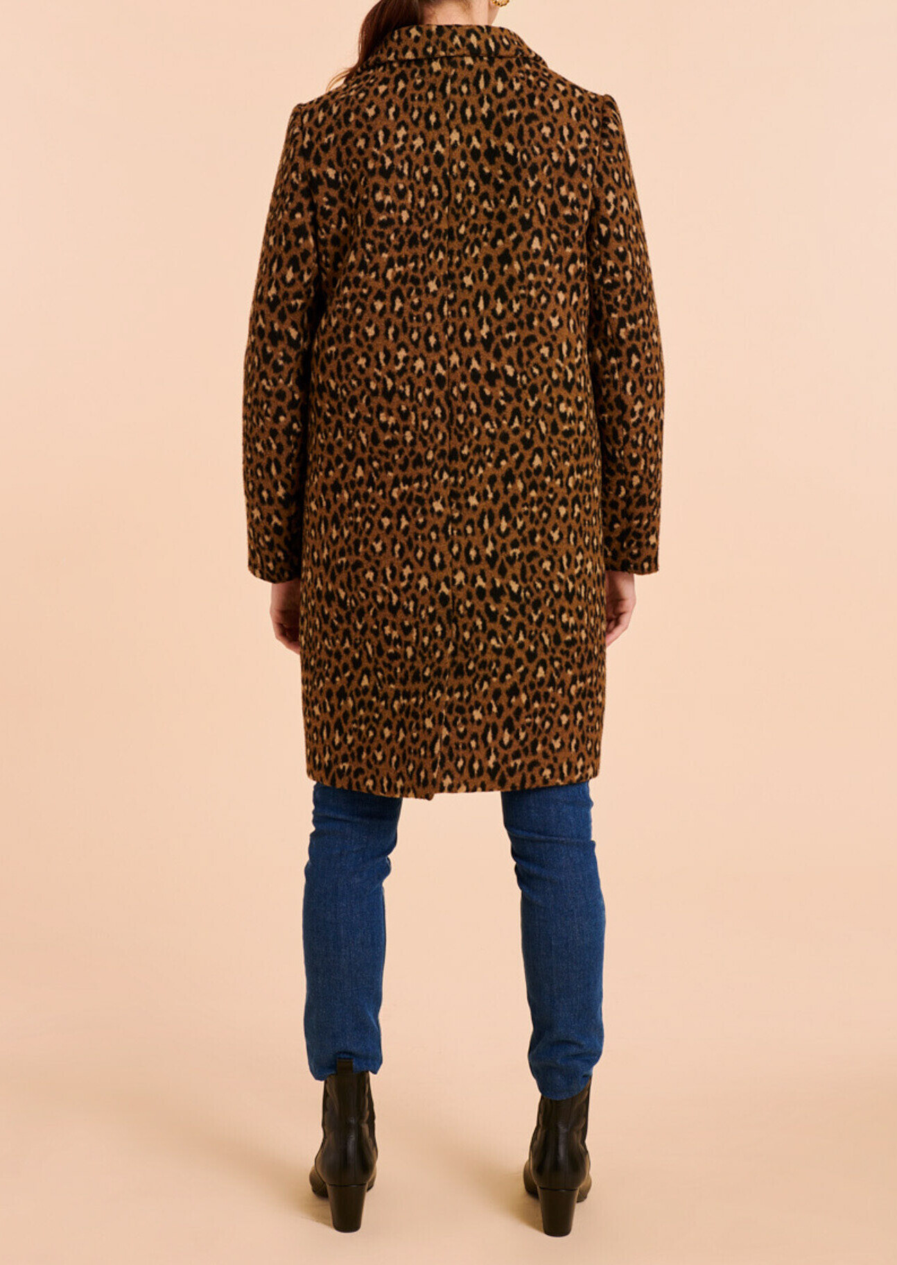 Manteau Molly long imprimé léopard Tara Jarmon seconde main photo 6