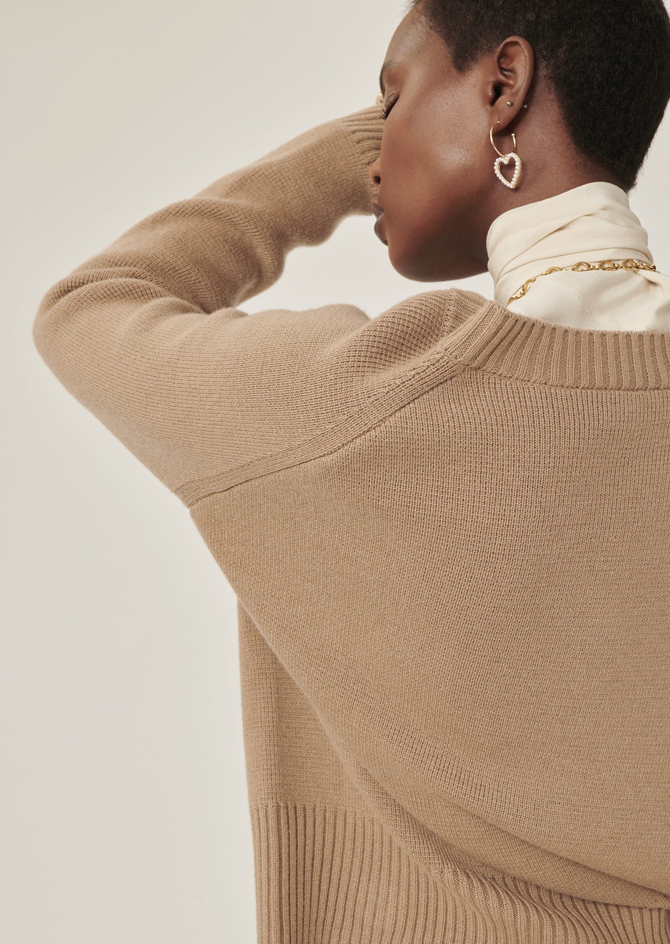 Pull Promesse marron en laine Tara Jarmon seconde main photo 6