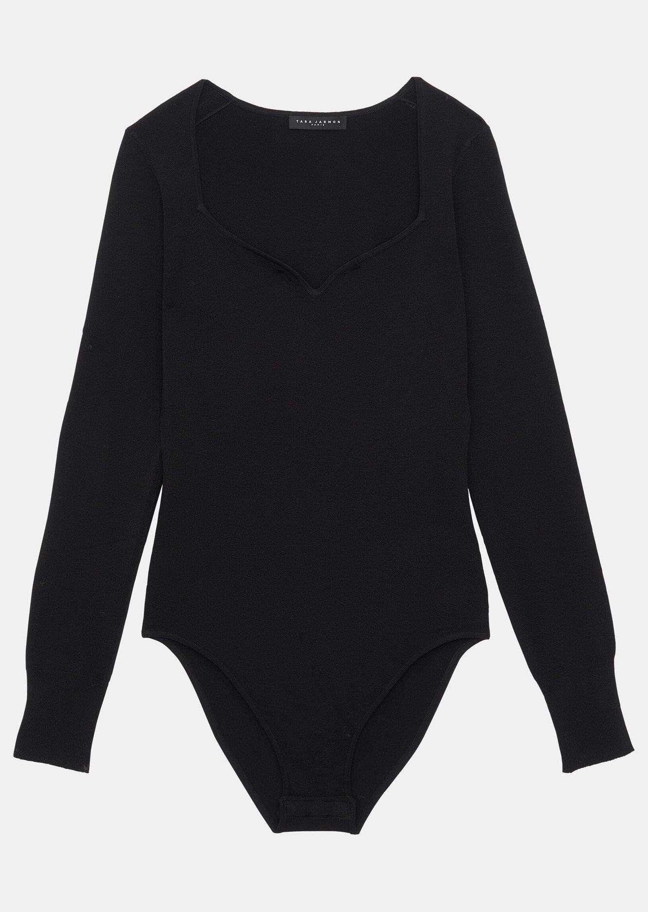 Body Poeme noir en maille compacte Tara Jarmon seconde main photo 6