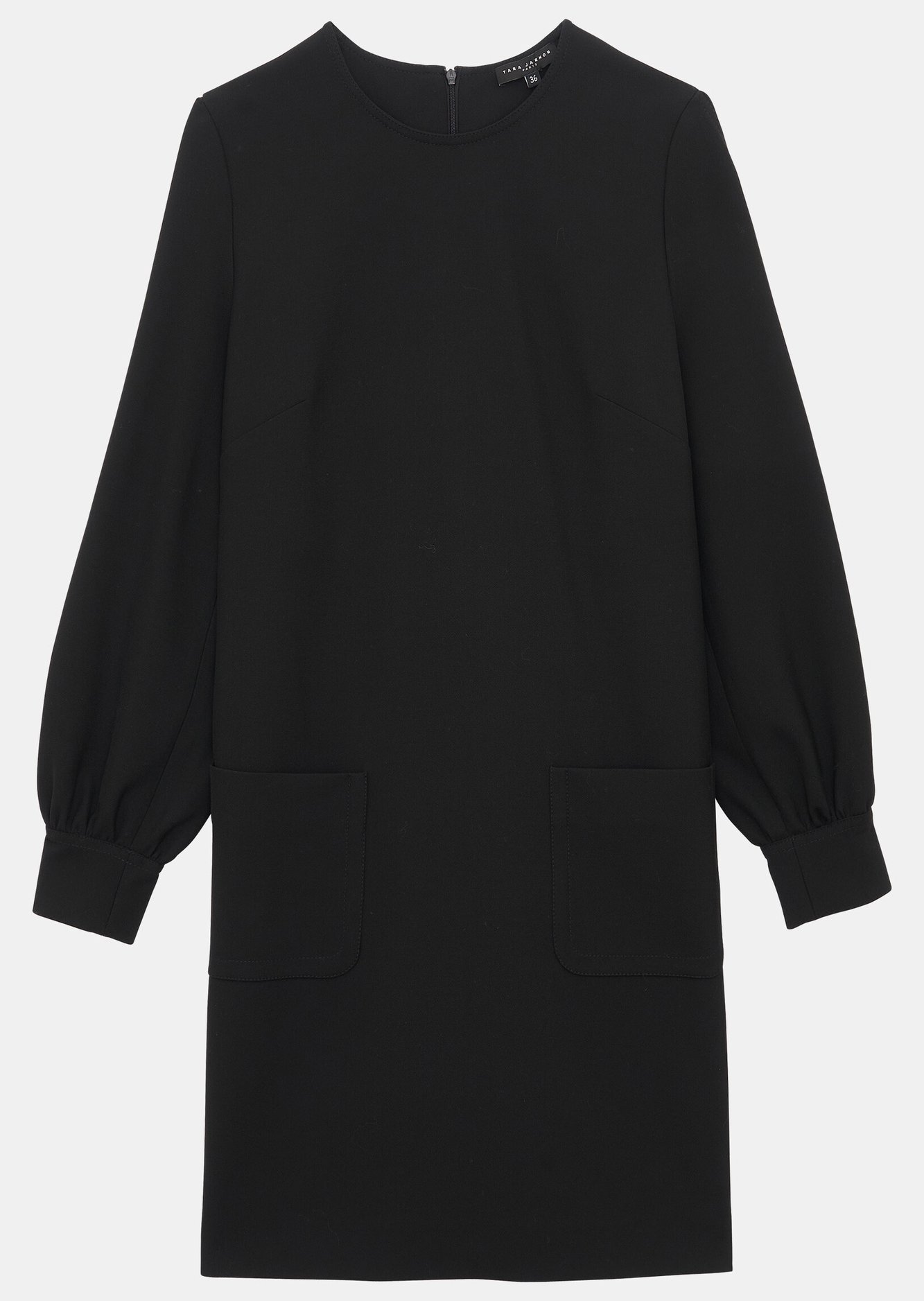 Robe Rose noire en toile double Tara Jarmon seconde main photo 1