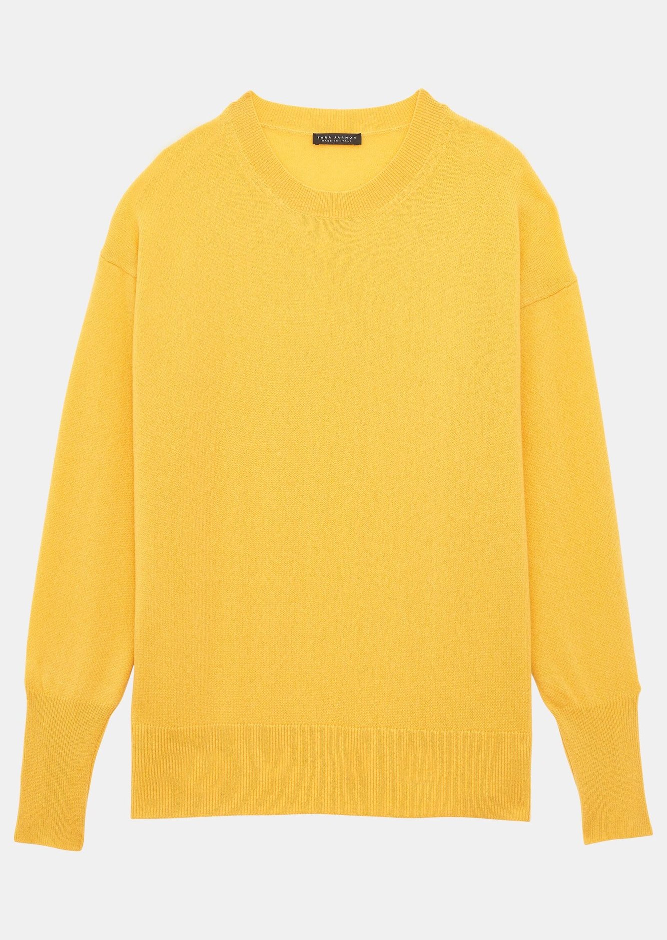 Pull Portobello jaune en cachemire Tara Jarmon seconde main photo 1