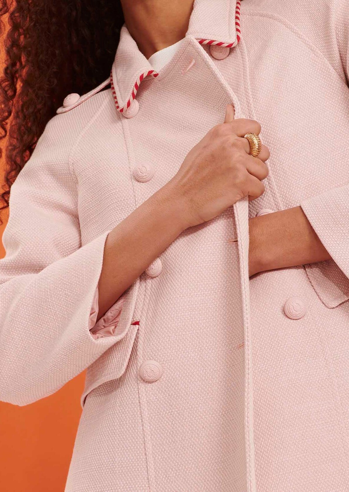 Manteau Marisa rose clair Tara Jarmon seconde main photo 7