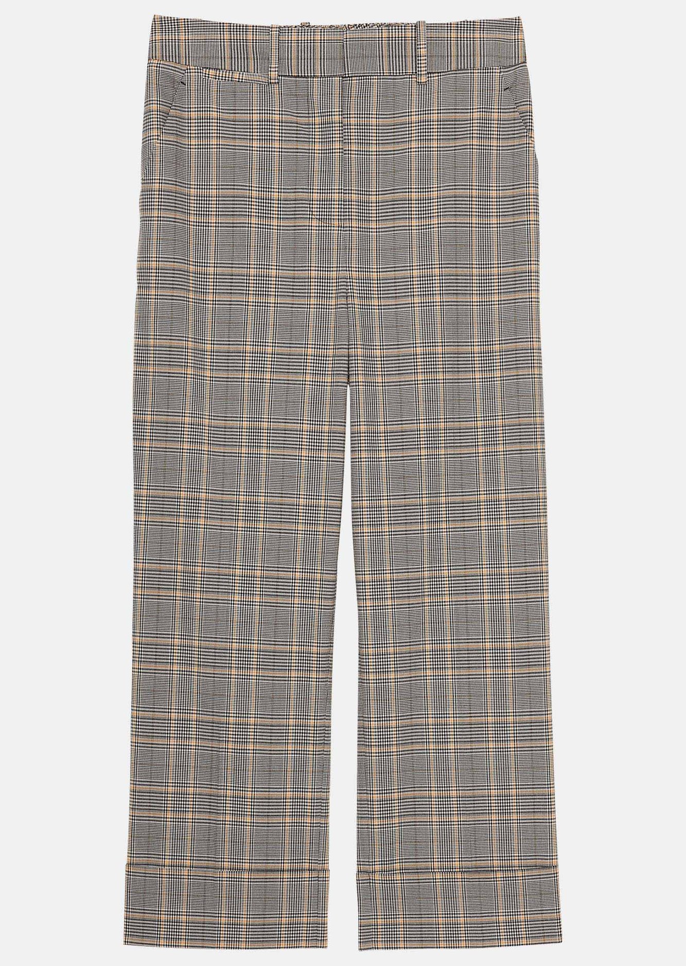 Pantalon Piper noir en tartan Tara Jarmon seconde main photo 1