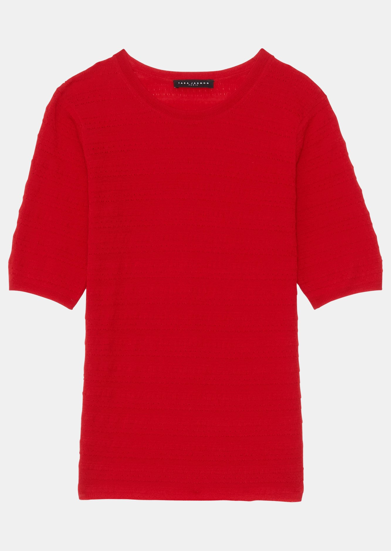 Pull Payper rouge en merinos extrafin Tara Jarmon seconde main photo 1